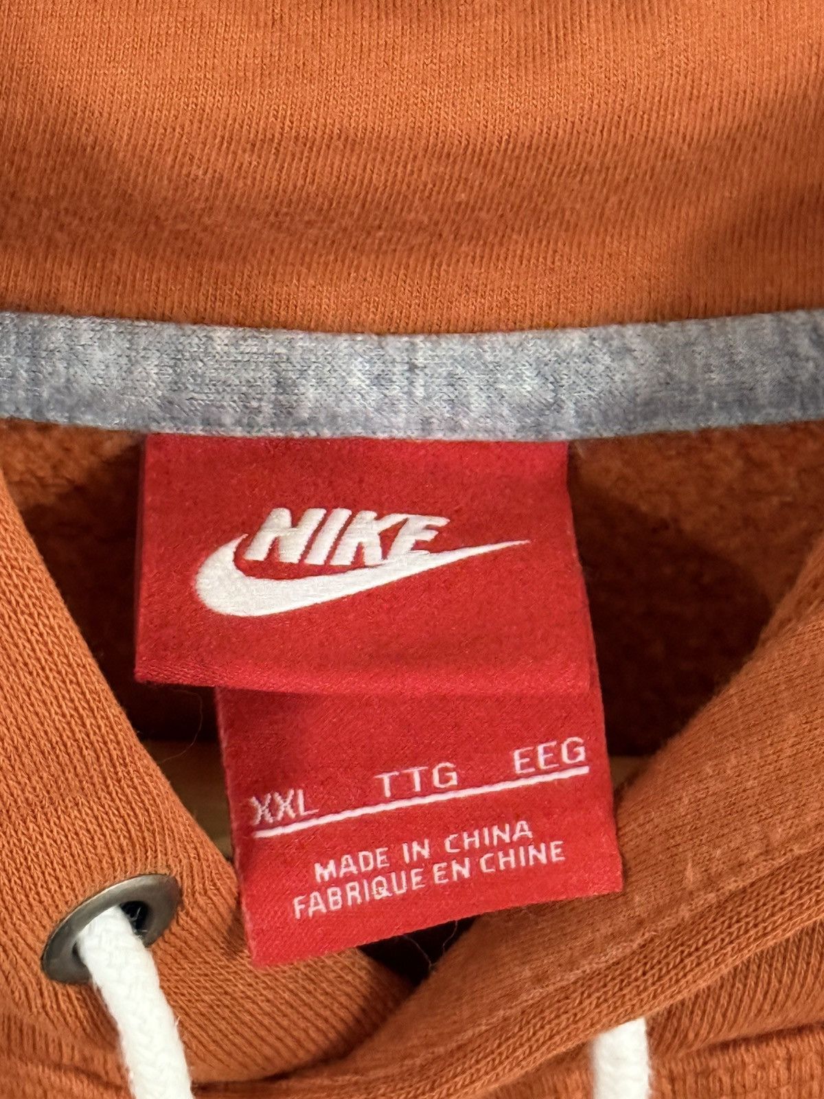 Nike Nike Texas Longhorns Orange Swoosh UT Austin Hoodie 2XL XXL Size US XXL / EU 58 / 5 - 3 Thumbnail