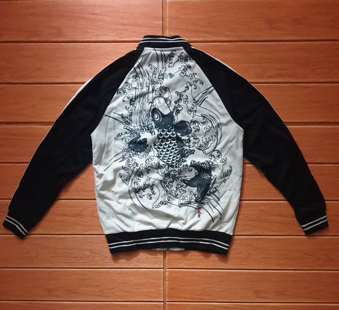 PPFM Koi fish yakuza harajuku Japanese sukajan sweater Size US S / EU 44-46 / 1 - 1 Thumbnail