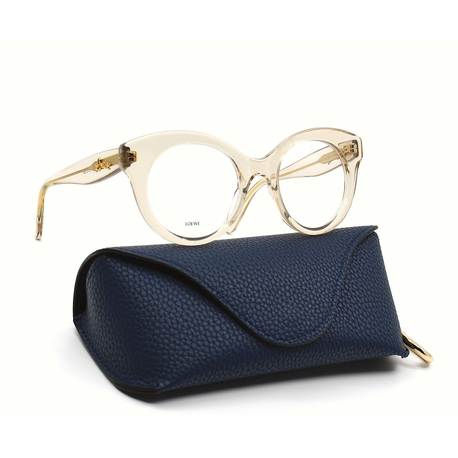Loewe 100% Authentic LOEWE LW50074I 057 Light Brown Eyeglasses Size ONE SIZE - 5 Thumbnail