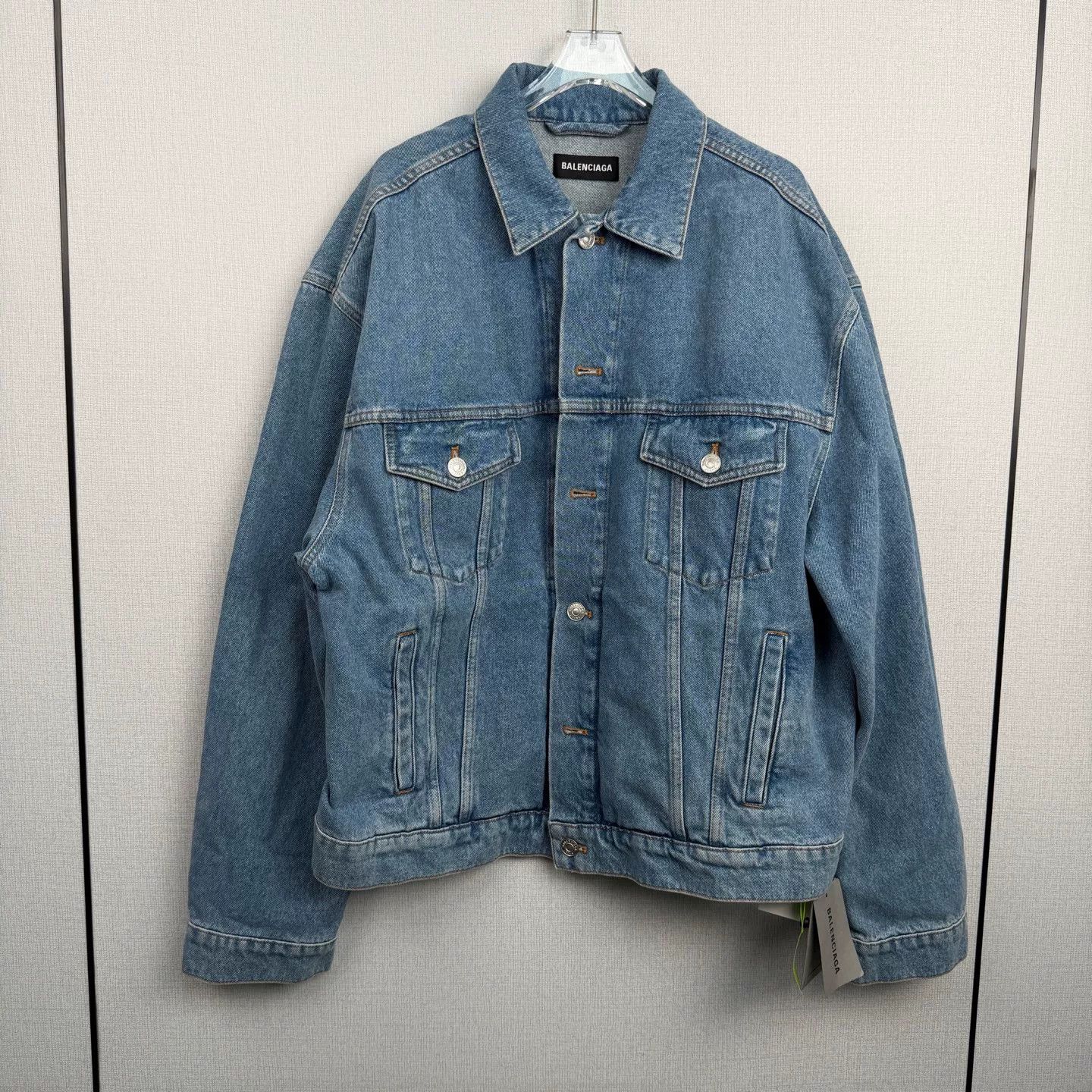 Balenciaga BALENCIAGA Denim Jacket Size 44 Size US L / EU 52-54 / 3 - 1 Thumbnail