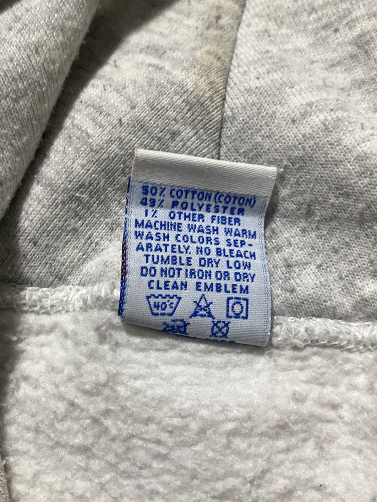Russell Athletic 90s Vintage Russell Athletic Blank Hoodie Grey - M Size US M / EU 48-50 / 2 - 8 Thumbnail