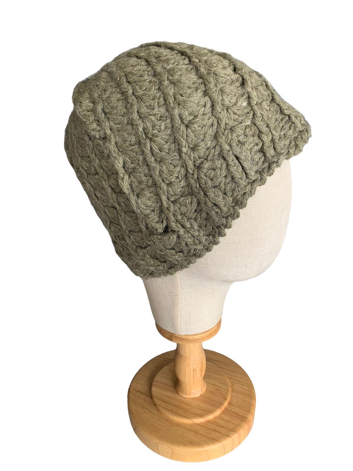 Japanese Brand × Vintage Vintage Knitted Crochet Beanie Hats Size ONE SIZE - 3 Thumbnail
