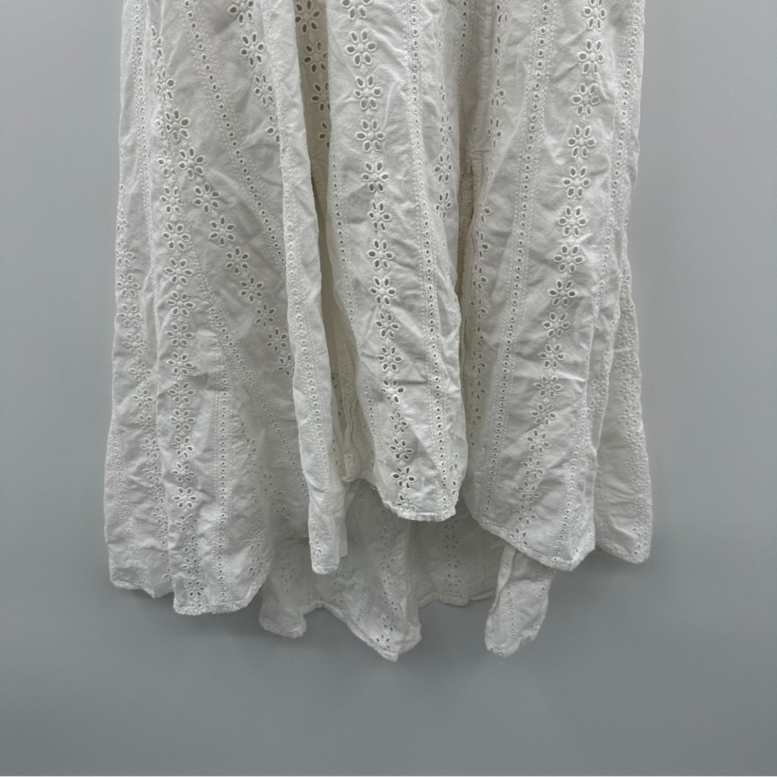 REVOLVE Finders Keepers Sundays White Eyelet Open Back Midi Dress Size S / US 4 / IT 40 - 5 Thumbnail