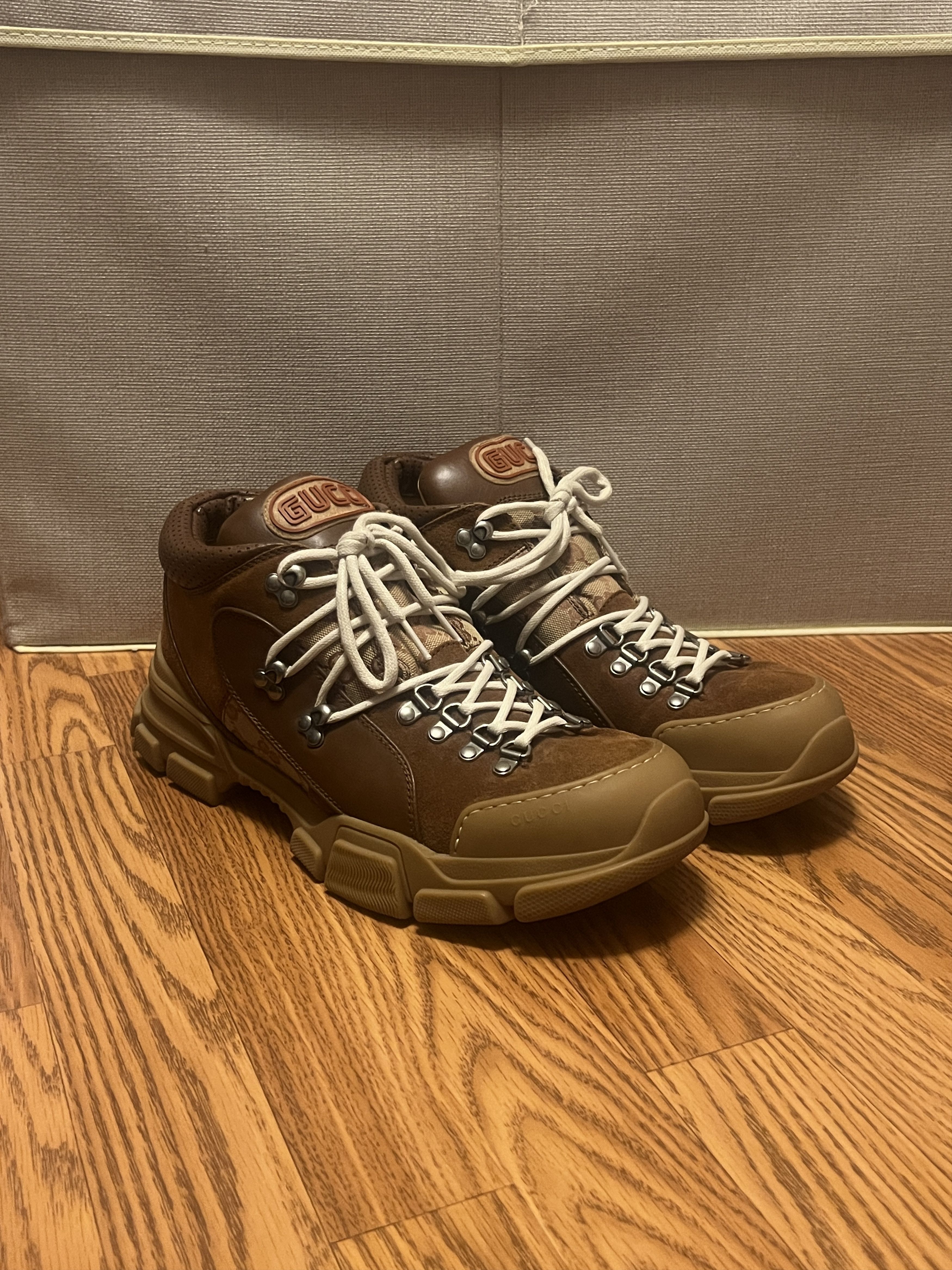 Gucci GUCCI x SEGA GG Monogram Mens Flashtrek Sneakers 11.5 Size US 11.5 / EU 44-45 - 1 Thumbnail