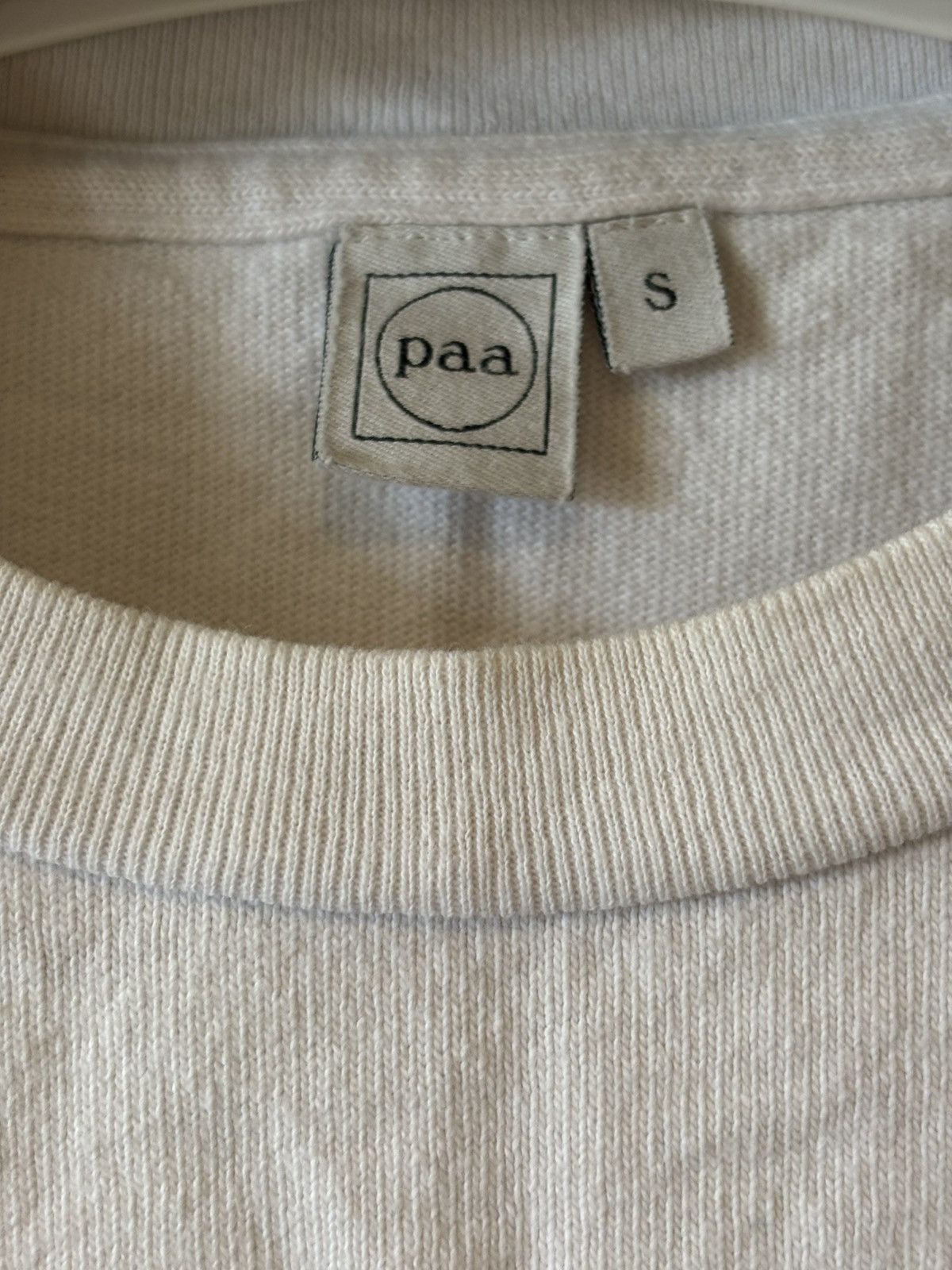 Paa Paa Heavy weight white tee t-shirt Size US S / EU 44-46 / 1 - 2 Thumbnail