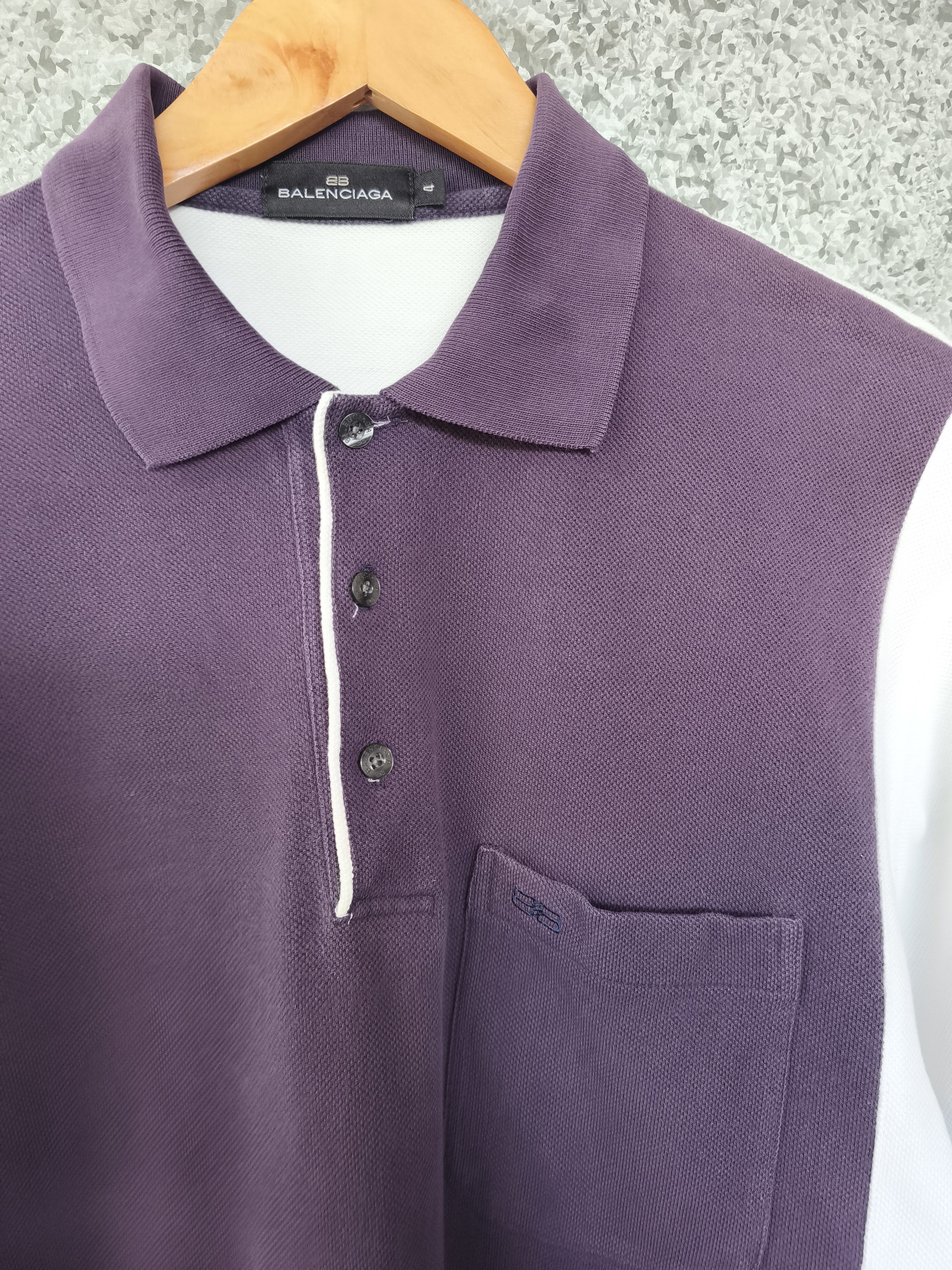 Balenciaga Balenciaga polo t shirt long sleeve Size US L / EU 52-54 / 3 - 4 Thumbnail