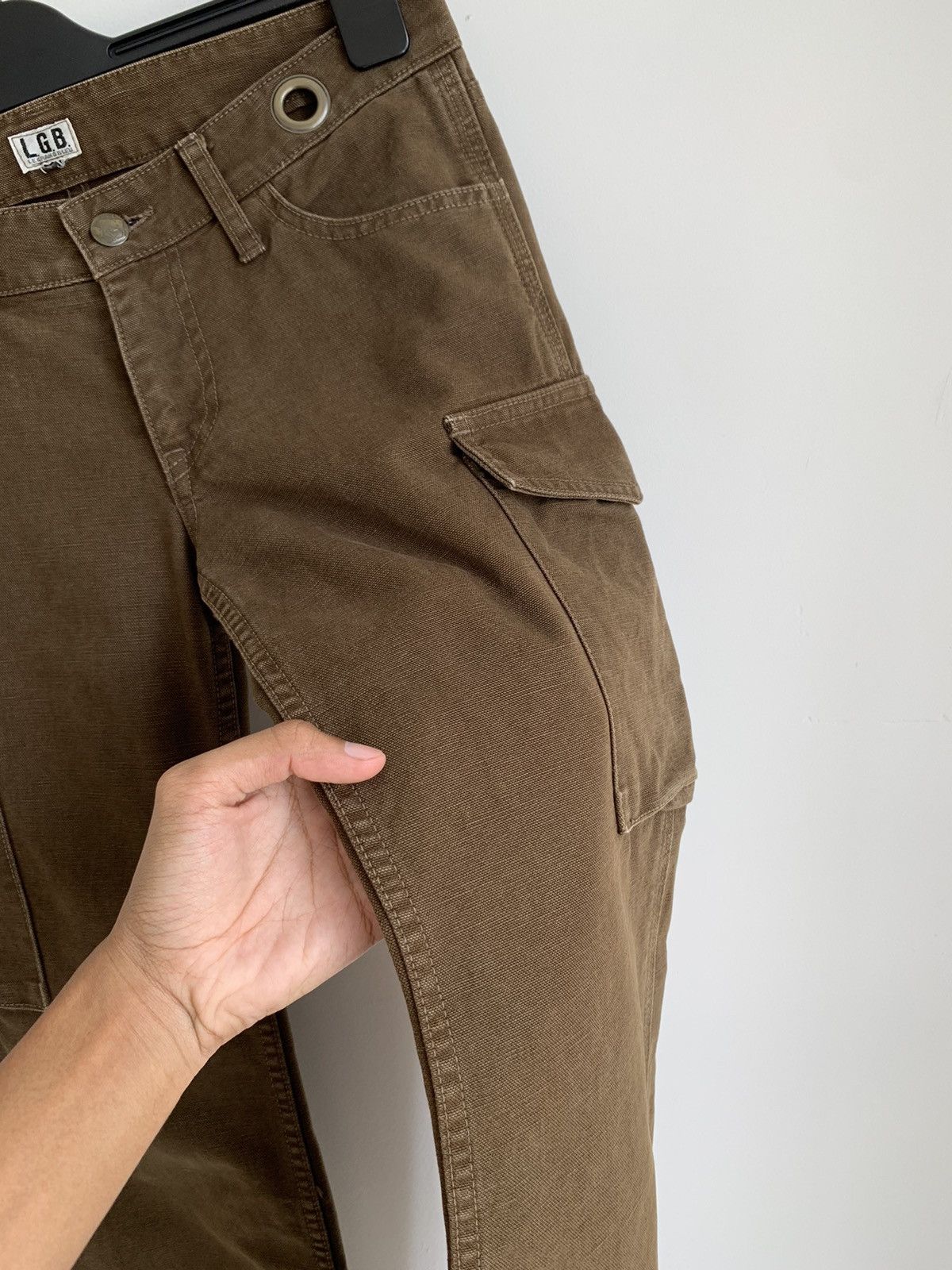 If Six Was Nine 2000s L.G.B Canvas Leg Zipper Cargo Pant Size US 26 / EU 42 - 13 Thumbnail