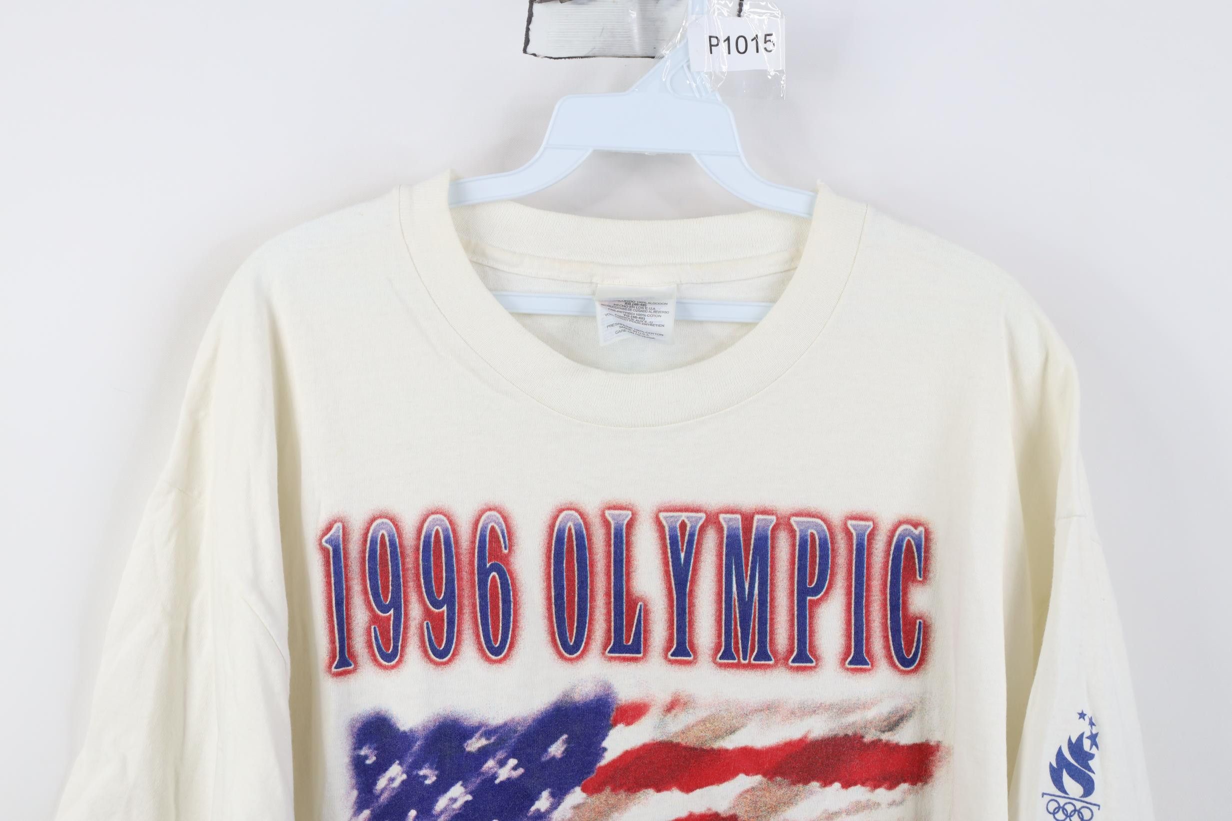 Vintage Vintage 90s 1996 Olympics Coca Cola Short Sleeve T-Shirt Size US XL / EU 56 / 4 - 2 Thumbnail