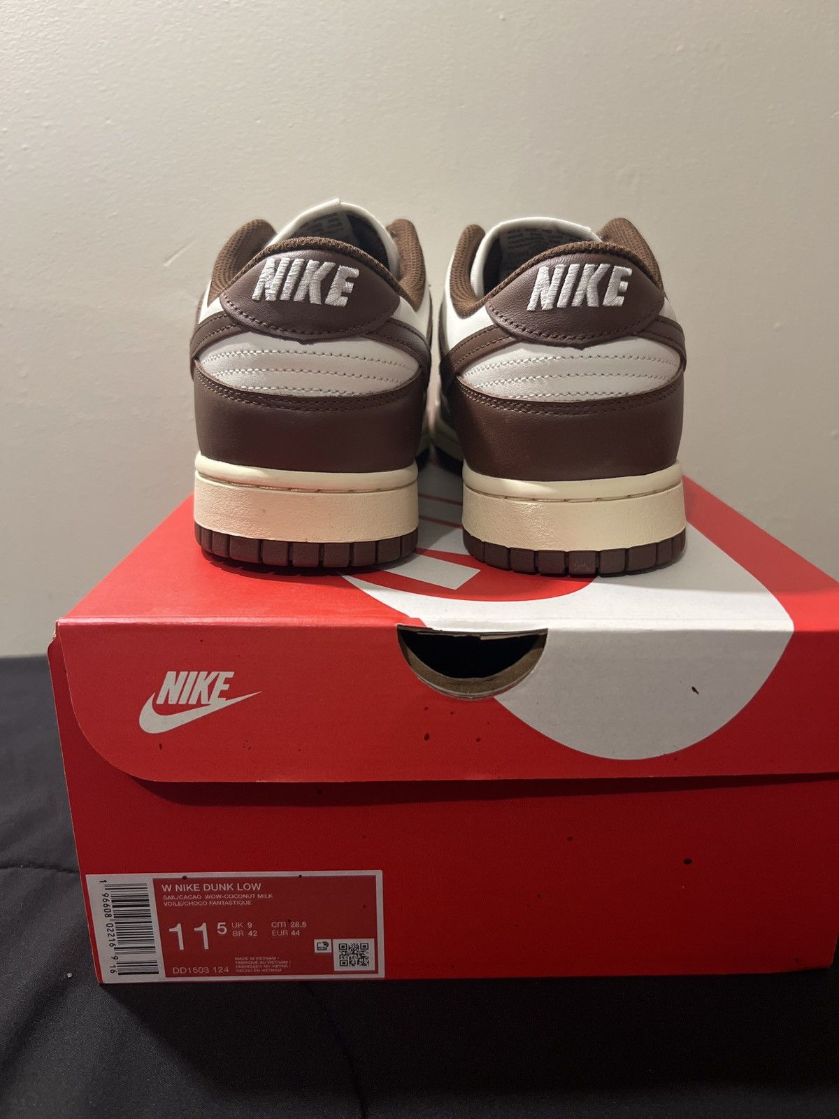 Nike Nike Dunk low cacao Size US 10 / EU 43 - 2 Thumbnail