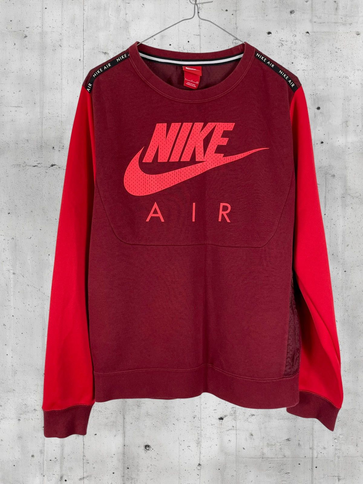 Nike Nike Air Spellout Logo Colorblock Sweatshirt Size US S / EU 44-46 / 1 - 2 Thumbnail