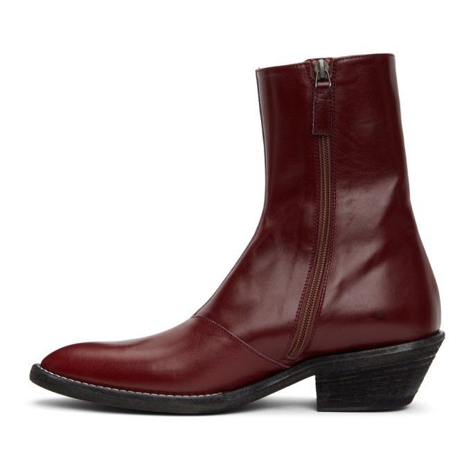 Haider Ackermann NEW Haider Ackermann RARE COLOR Ashkam Red Evening Boots 40 Size US 7 / EU 40 - 10 Thumbnail