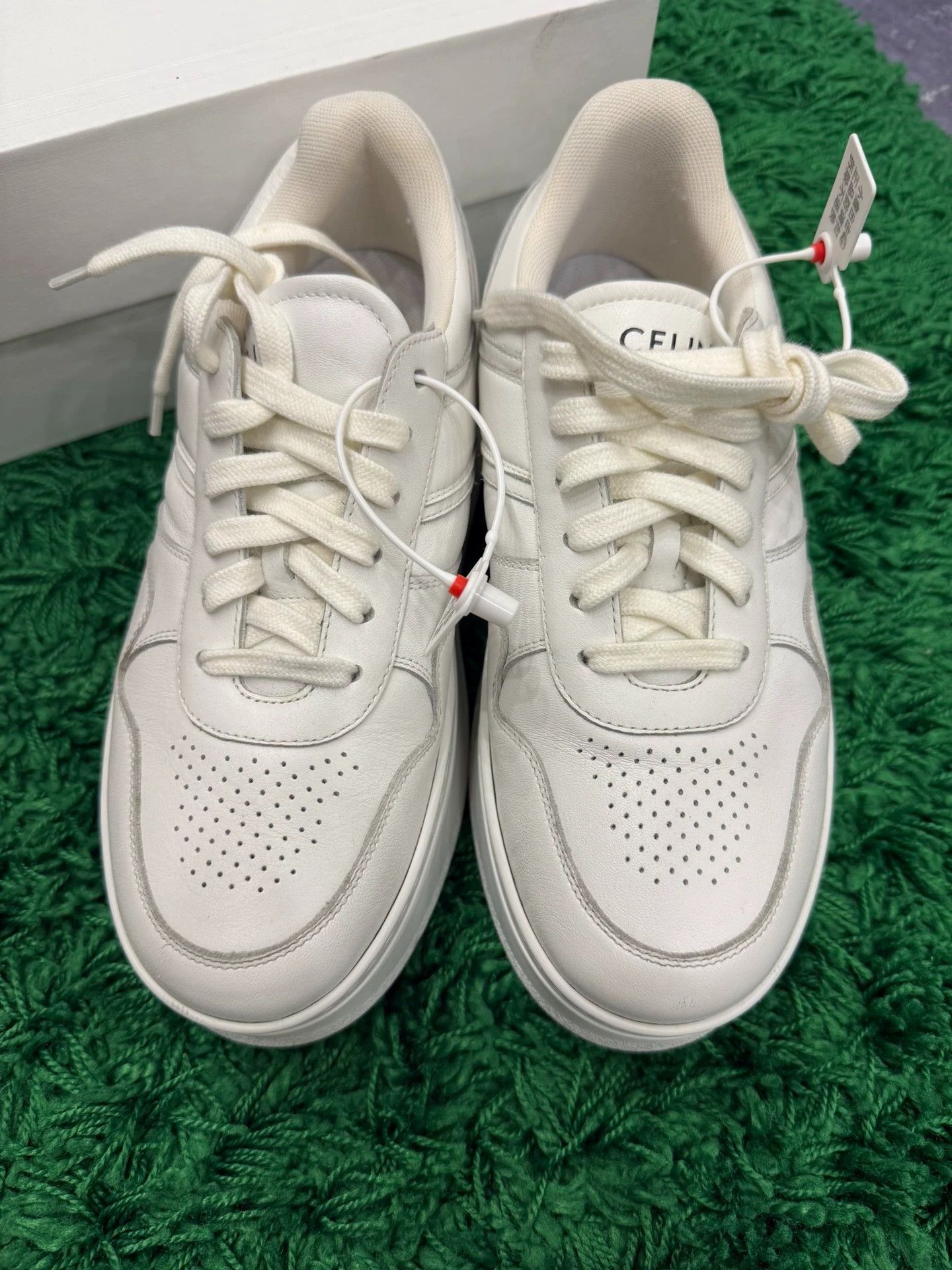 Celine Celine platform white sneakers, women's Size US 7.5 / IT 37.5 - 1 Thumbnail