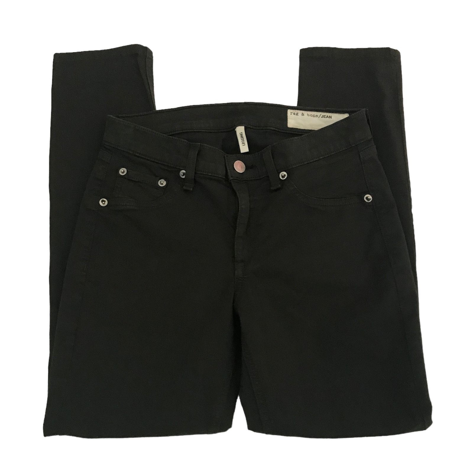 Rag & Bone Rag & Bone Olive Dark Green PFD The Legging Jeans 27 Size 27" / US 4 / IT 40 - 2 Thumbnail