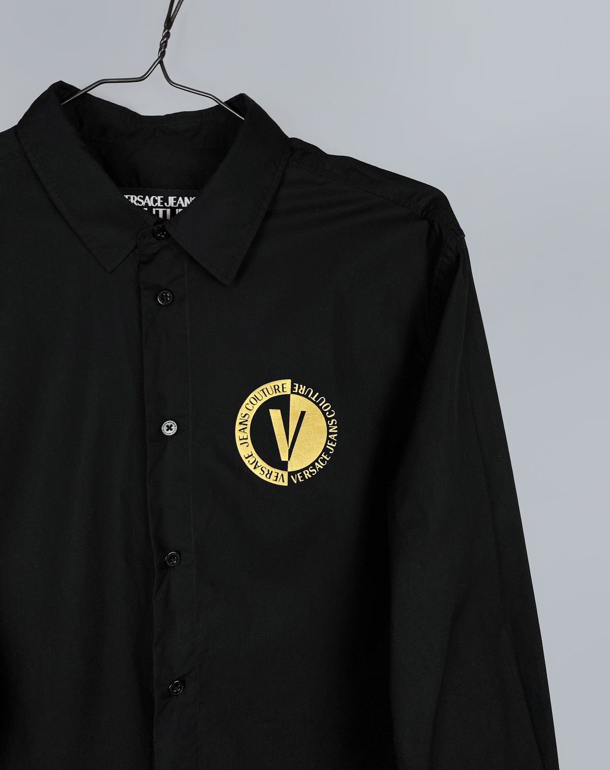Versace Jeans Couture Men's Versace Jeans Couture V-Emblem LS Shirt Size 48 / S Size US S / EU 44-46 / 1 - 3 Thumbnail