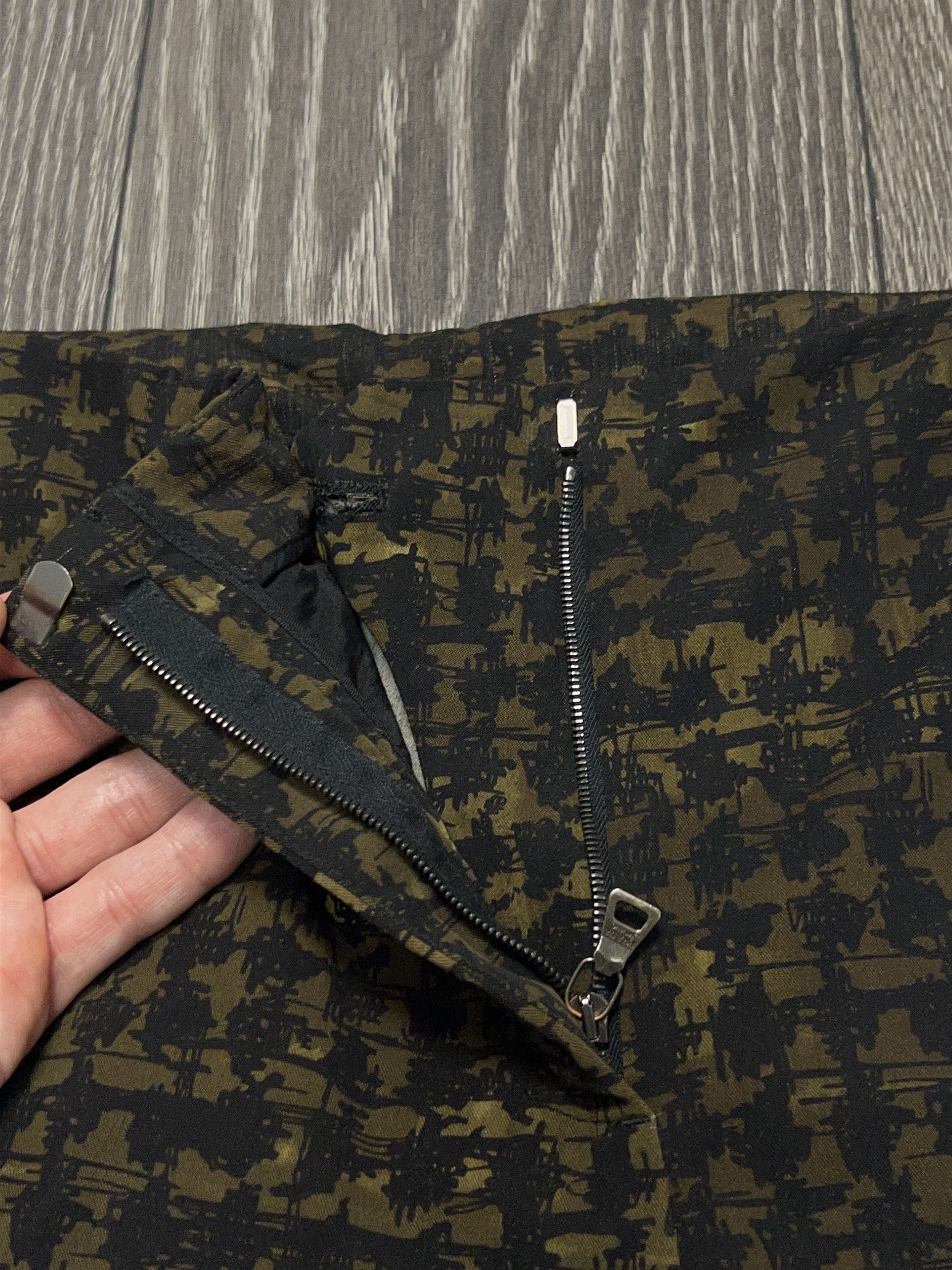 Prada Designer Abstract Houndstooth Print Pants Formal Trousers Size 28" / US 6 / IT 42 - 5 Thumbnail