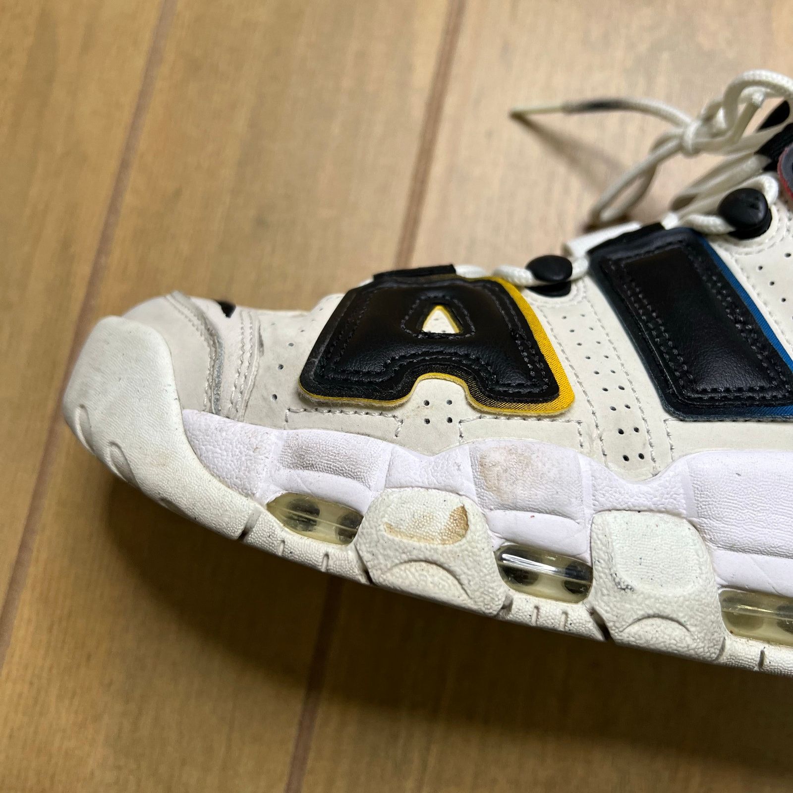 Nike Nike Air More Uptempo 96 White Black Multi Men’s Size 9.5 Size US 9.5 / EU 42-43 - 11 Thumbnail