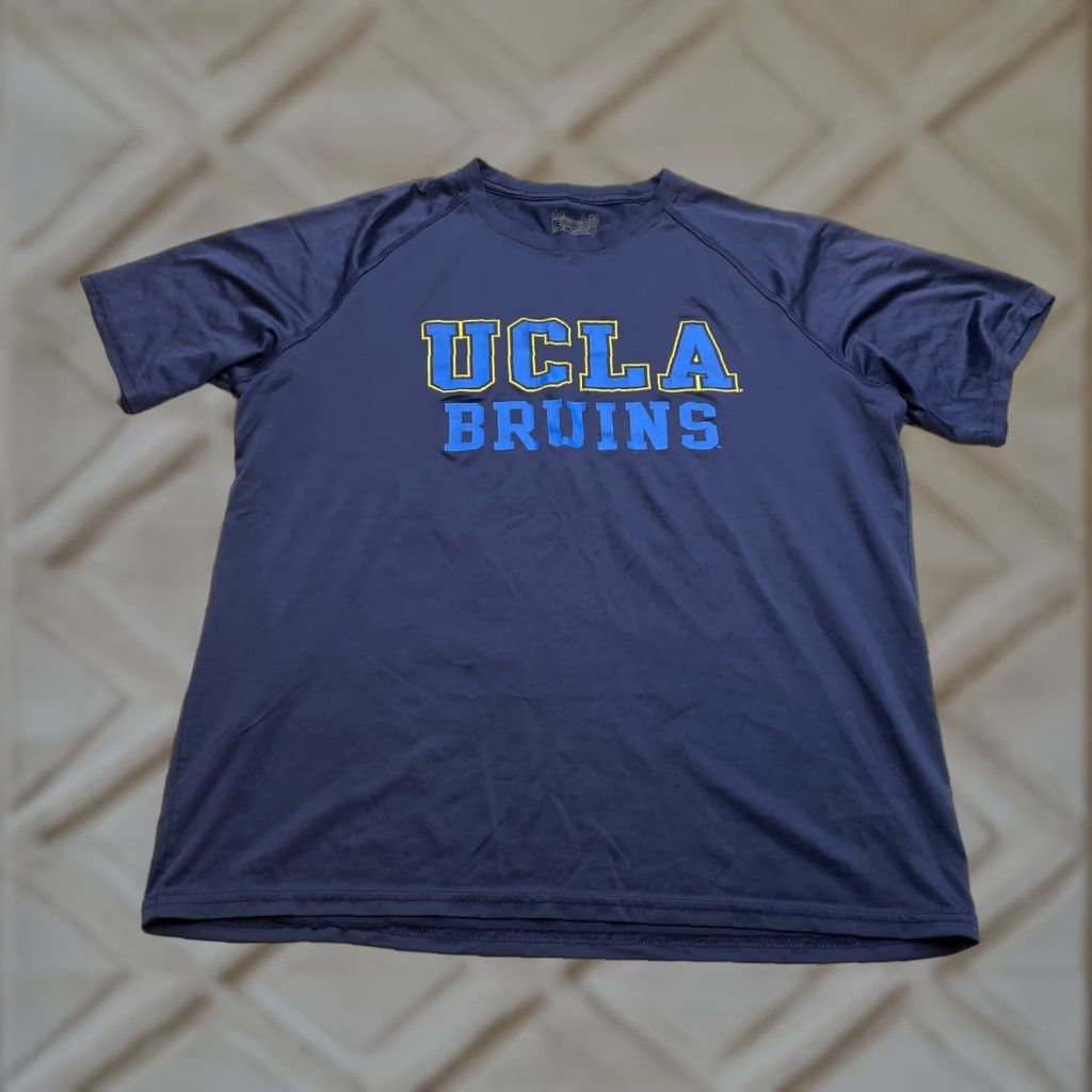 Under Armour Under Armour T-Shirt Mens Large Navy Blue UCLA Bruins Logo Microfiber Active HeatGear Short Sleeve Crew Neck Size US L / EU 52-54 / 3 - 1 Thumbnail