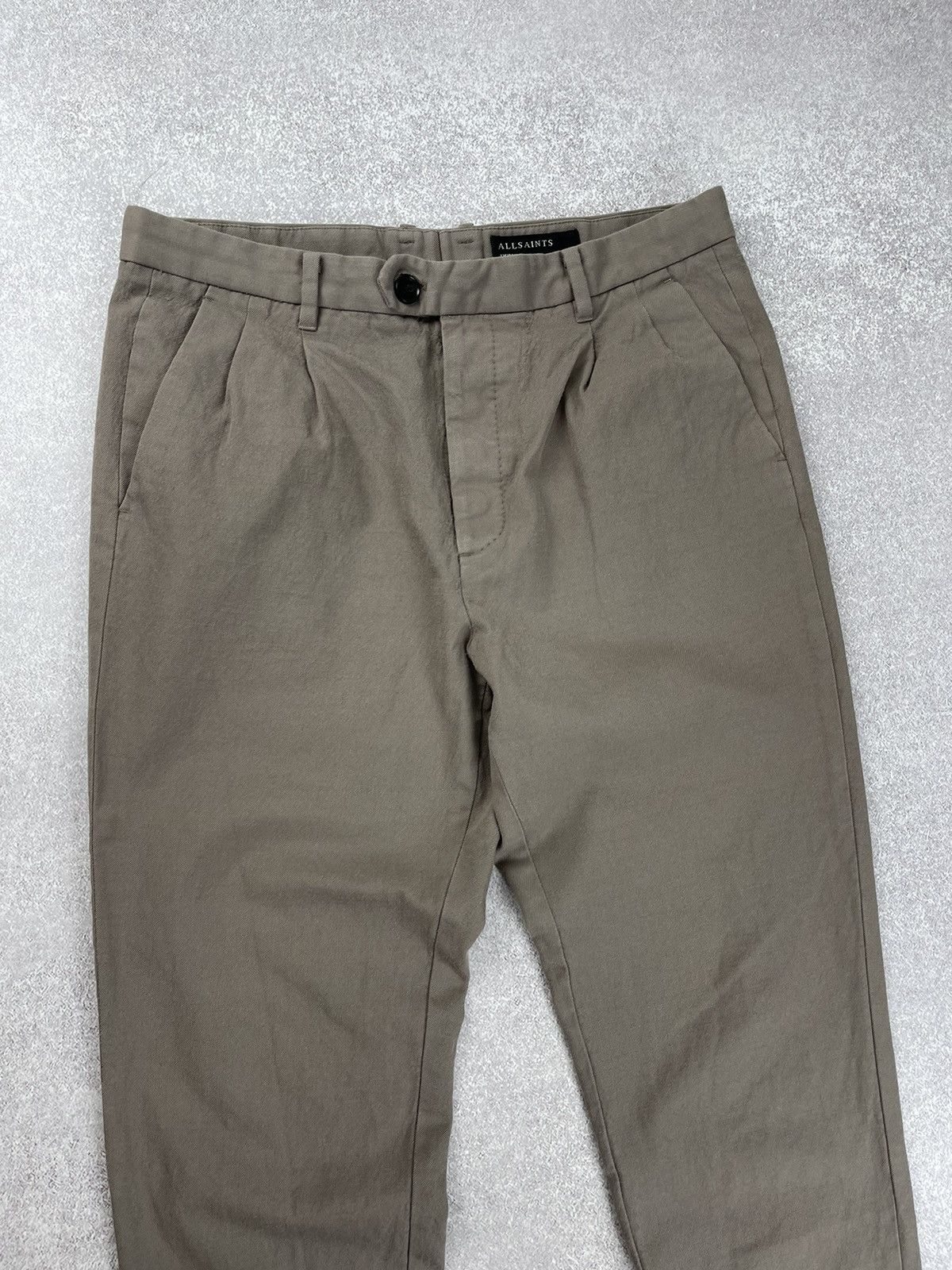 Allsaints Allsaints Tallis Slim Fit Cropped Trousers Pants Size 30 Size US 30 / EU 46 - 3 Thumbnail