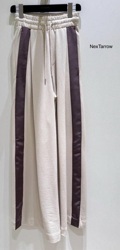 Dries Van Noten Dries van noten Khaki sports wide-leg pants 2412-Nextarrow Size US 31 - 2 Thumbnail