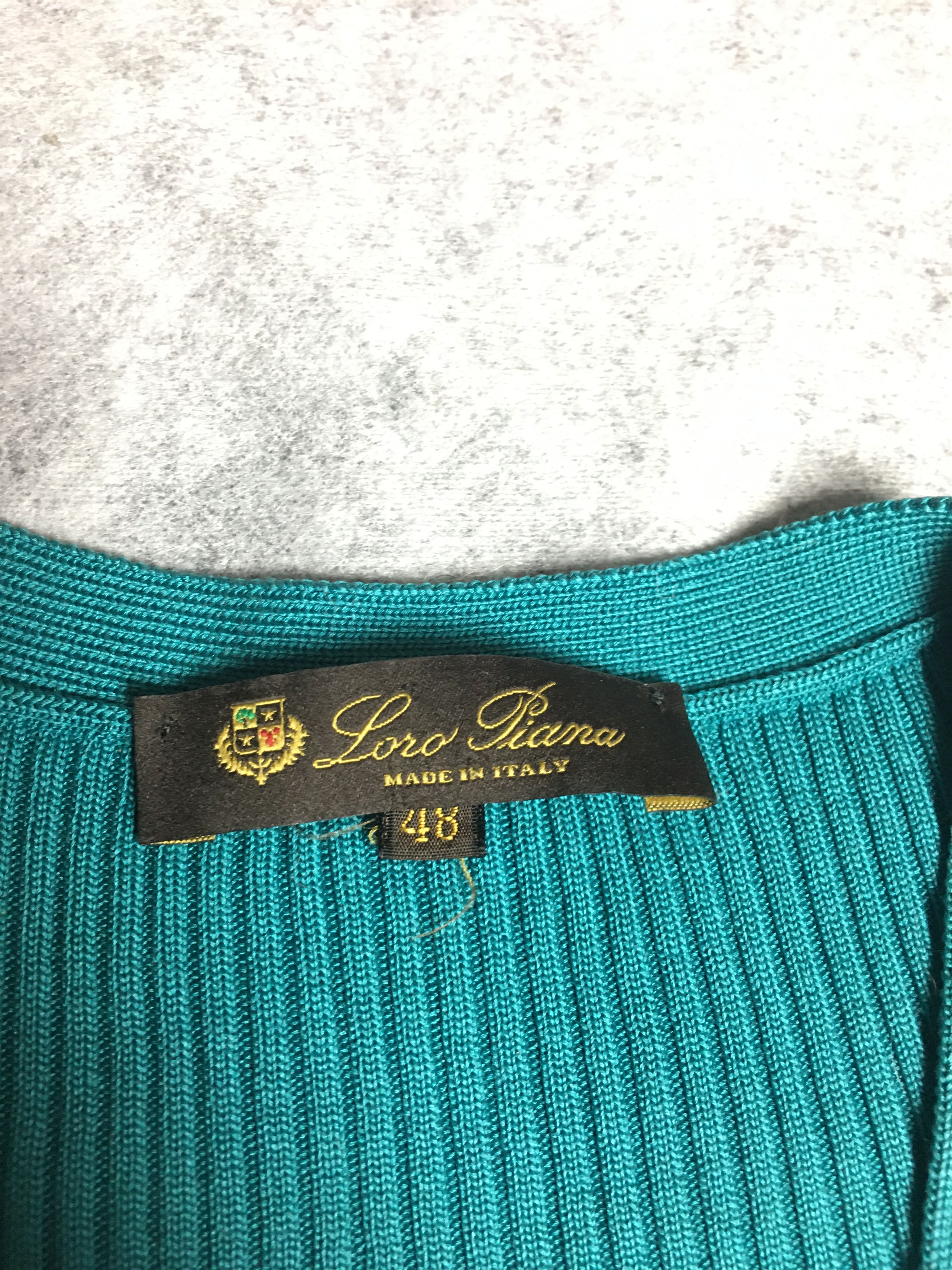 Loro Piana Loro Piana Jade Green Silk Cardigan Set 2 pieces Size M / US 6-8 / IT 42-44 - 18 Thumbnail