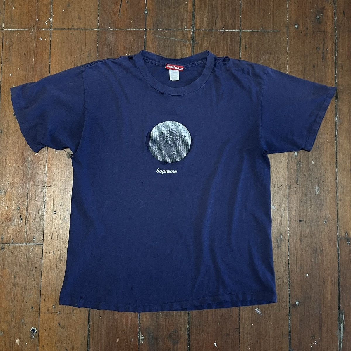 Supreme 1995 supreme skate wheel tee Size US M / EU 48-50 / 2 - 1 Thumbnail