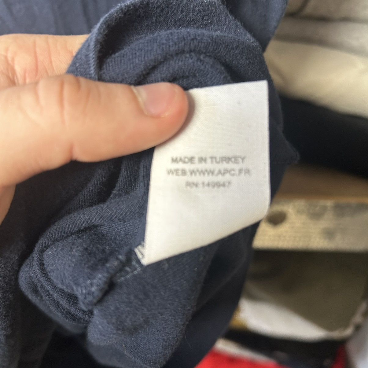 A.P.C. Luxury A.P.C small logo designer streetwear opium tee Size US XL / EU 56 / 4 - 9 Thumbnail