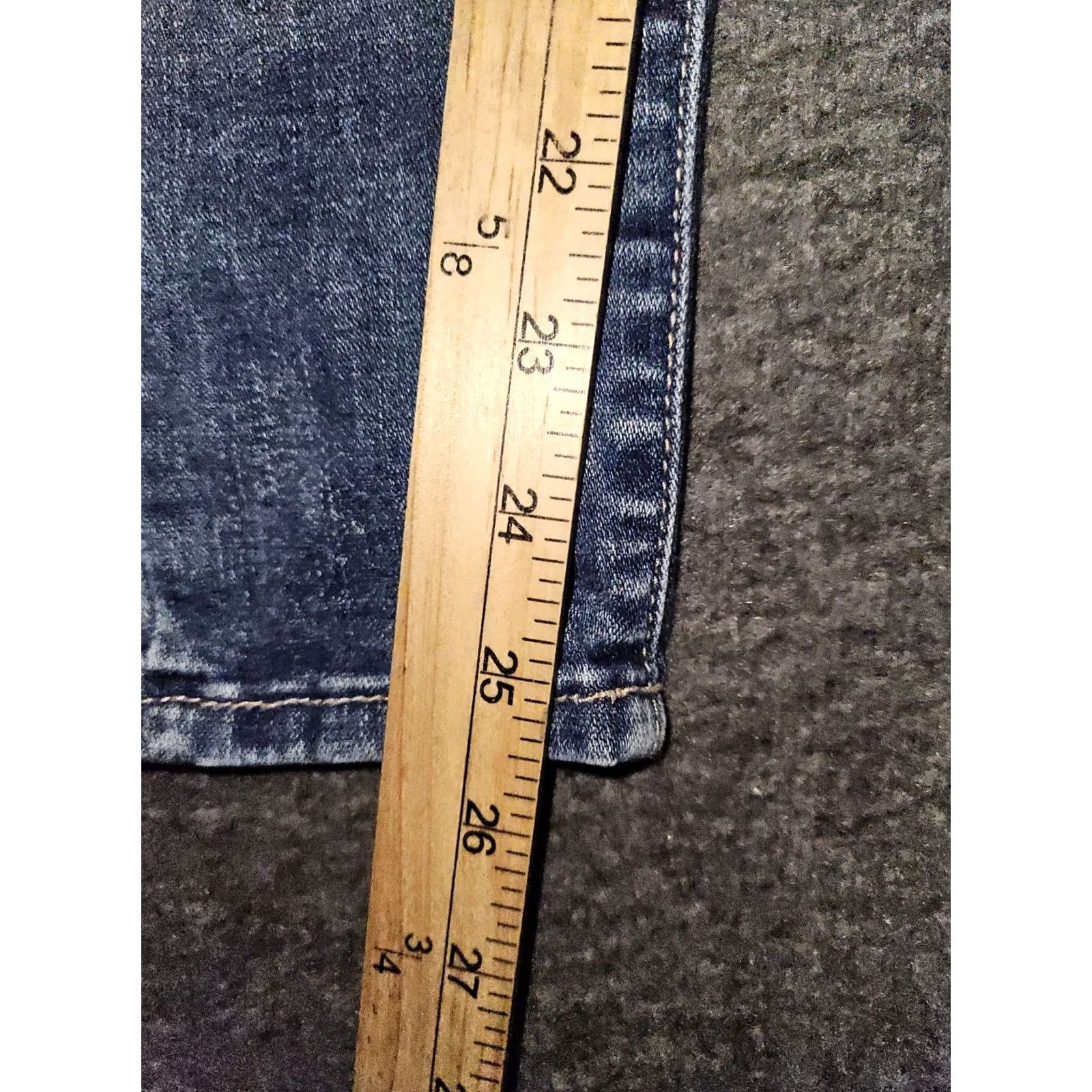 American Eagle Outfitters VINTAGE American Eagle High Rise Jegging Women's 2 Short Blue Super Stretch Casual Size 26" / US 2 / IT 38 - 7 Thumbnail