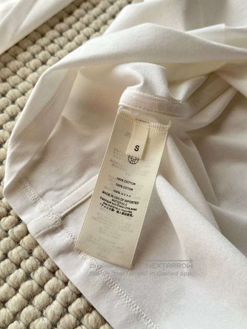The Row The Row White Long Sleeve T-shirt Size S / US 4 / IT 40 - 3 Thumbnail