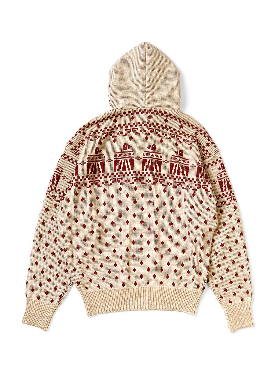 Kapital Kapital 5G Jacquard Knit Hoodie sweater Santo Domingo Size US L / EU 52-54 / 3 - 3 Thumbnail