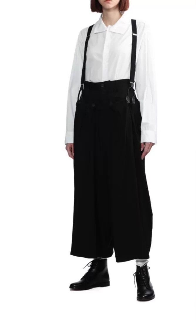 Yohji Yamamoto Yohji Yamamoto SS Suspender Pants Oversized Unisex 9New Size 26" / US 2 / IT 38 - 7 Thumbnail