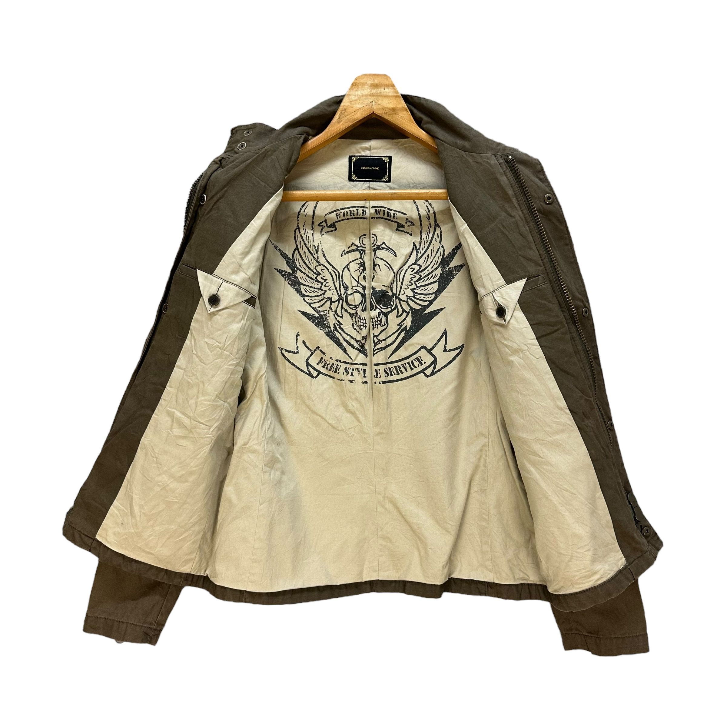 Japanese Brand 291295=HOMME World Wide Free Style Service Jacket #A63-1520 Size US S / EU 44-46 / 1 - 9 Thumbnail