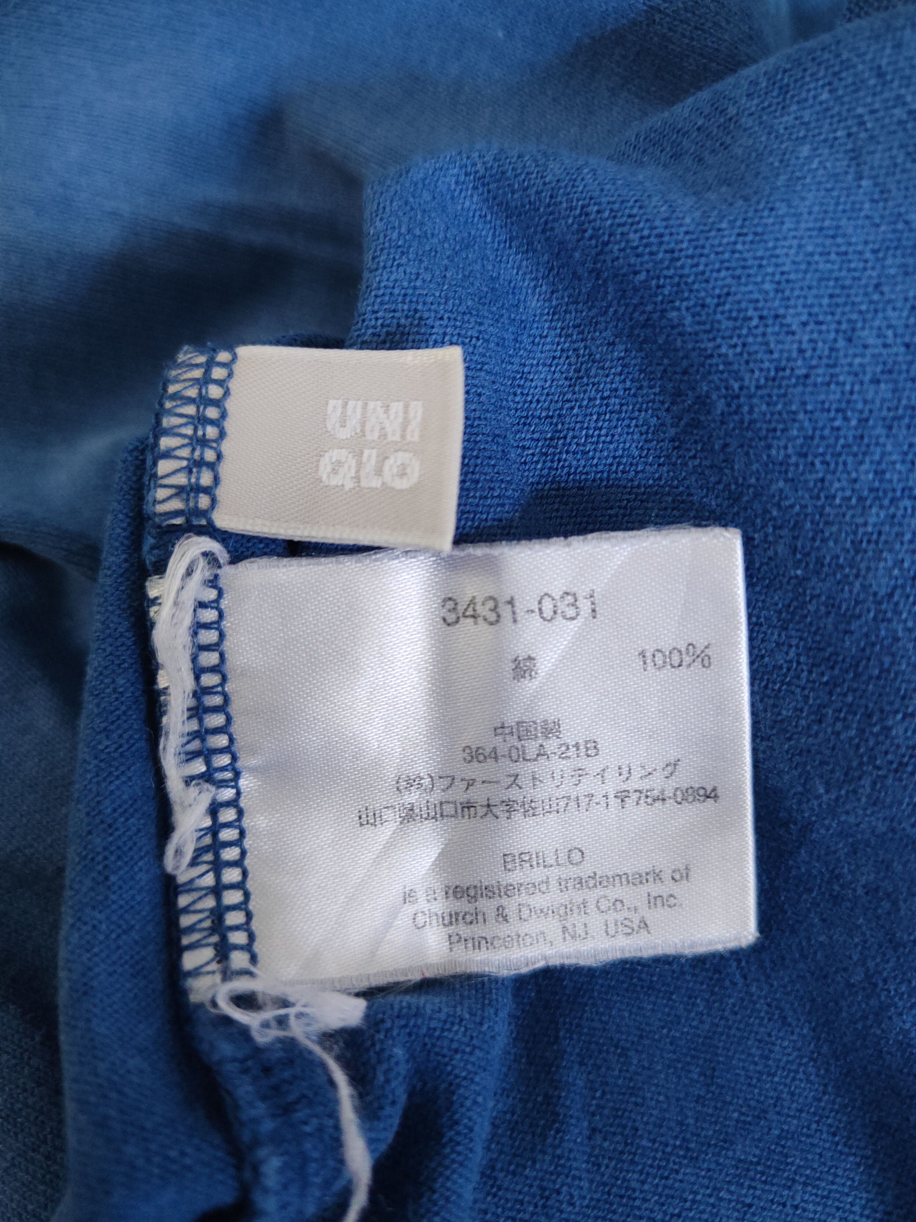 Andy Warhol DL Andy Warhol-Uniqlo Blue Short Sleeve T-shirt #2758 Size US L / EU 52-54 / 3 - 14 Thumbnail
