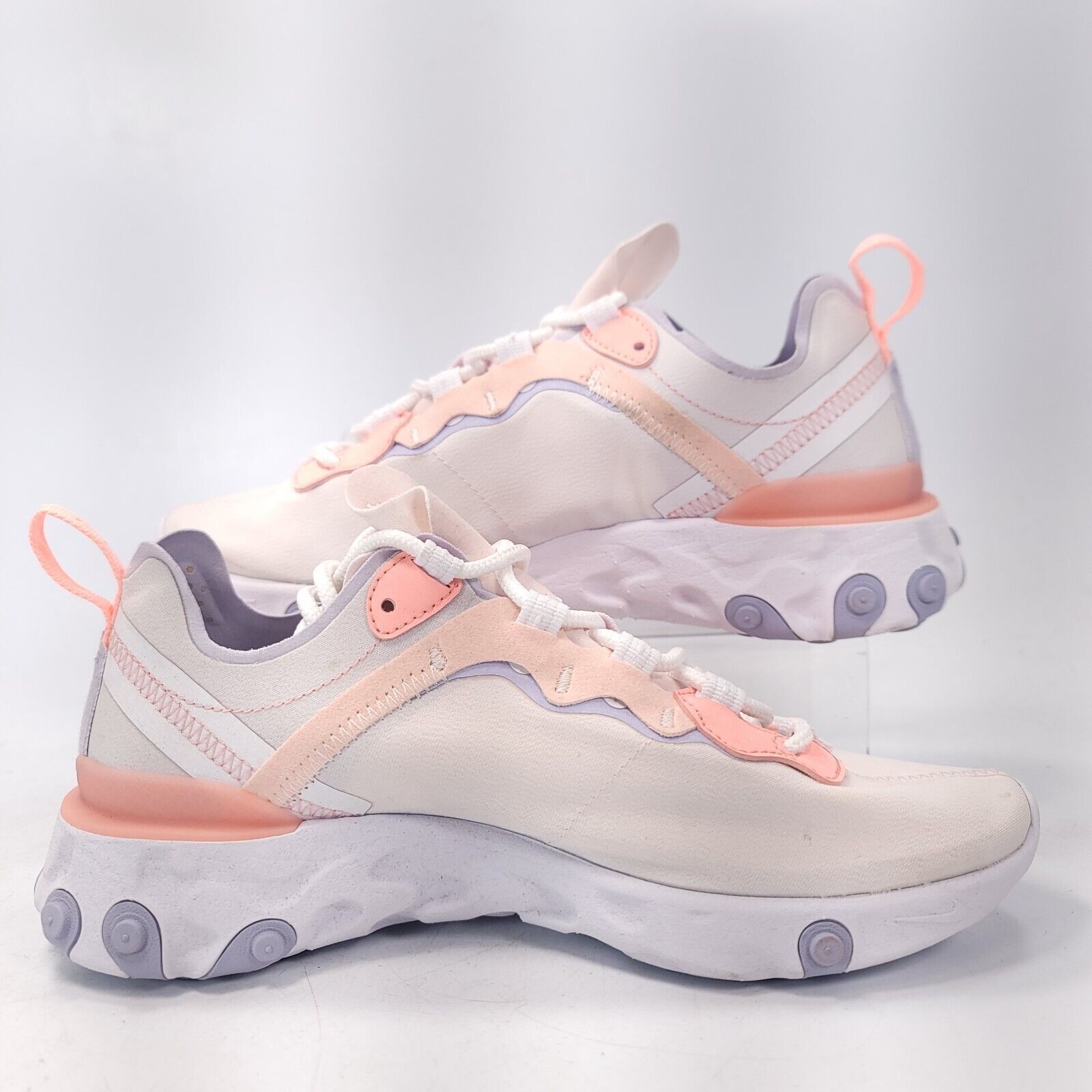 Nike Nike React Element 55 Shoe Womens Size 6 BQ2728-601 Pink Size US 6 / IT 36 - 4 Thumbnail
