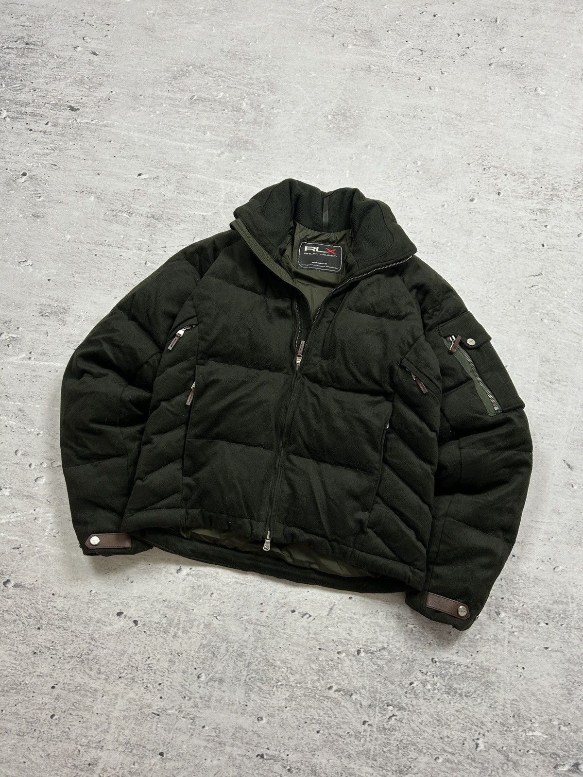 RLX Ralph Lauren × Ralph Lauren × Vintage 🔥VINTAGE RALPH LAUREN RLX HEAVYWEIGHT PADDED WOOL JACKET🔥 Size S / US 4 / IT 40 - 2 Thumbnail