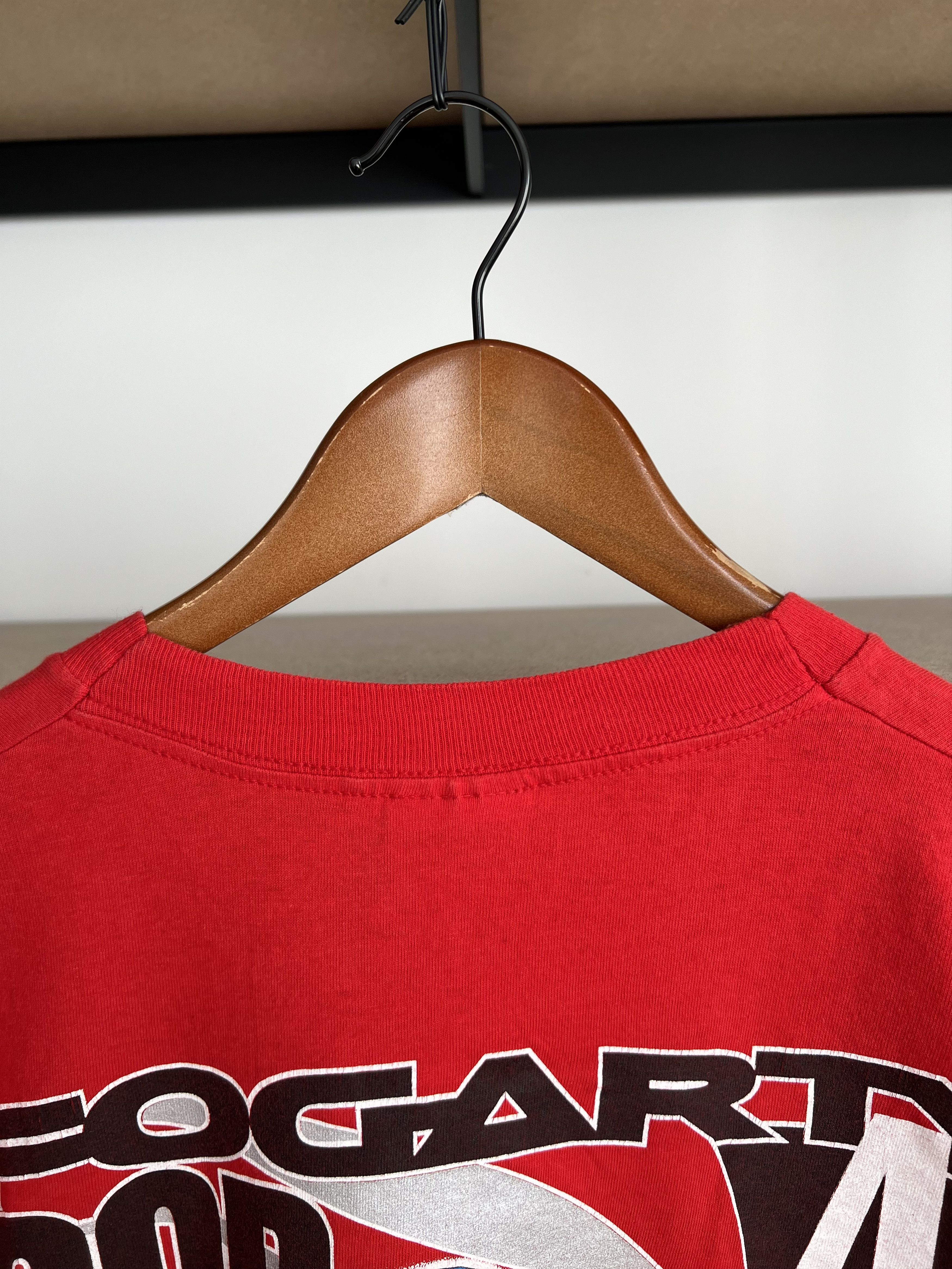 Ducati Vintage 90s Ducati Carl Fogarty Foggy Moto Racing T-shirt Size US XL / EU 56 / 4 - 21 Thumbnail