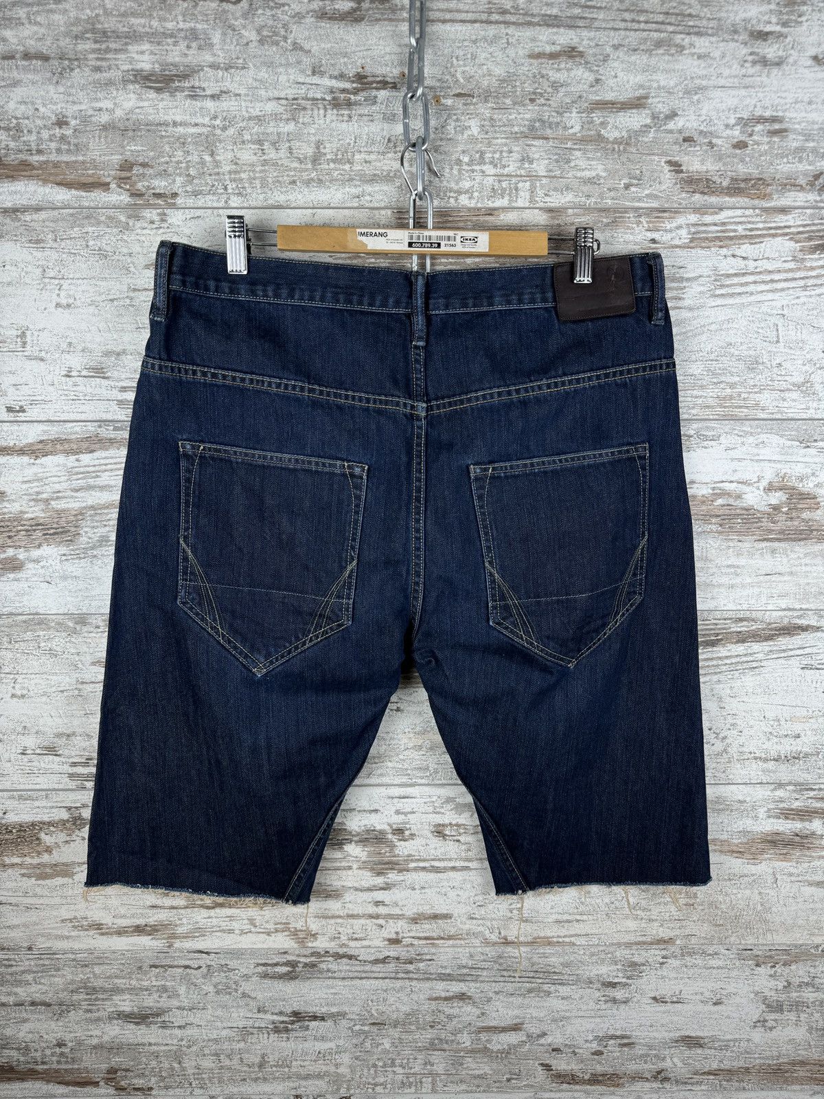 Allsaints × Japanese Brand × Vintage Mens Vintage AllSaints ES Runner denim shorts jeans luxury Size US 36 / EU 52 - 8 Thumbnail