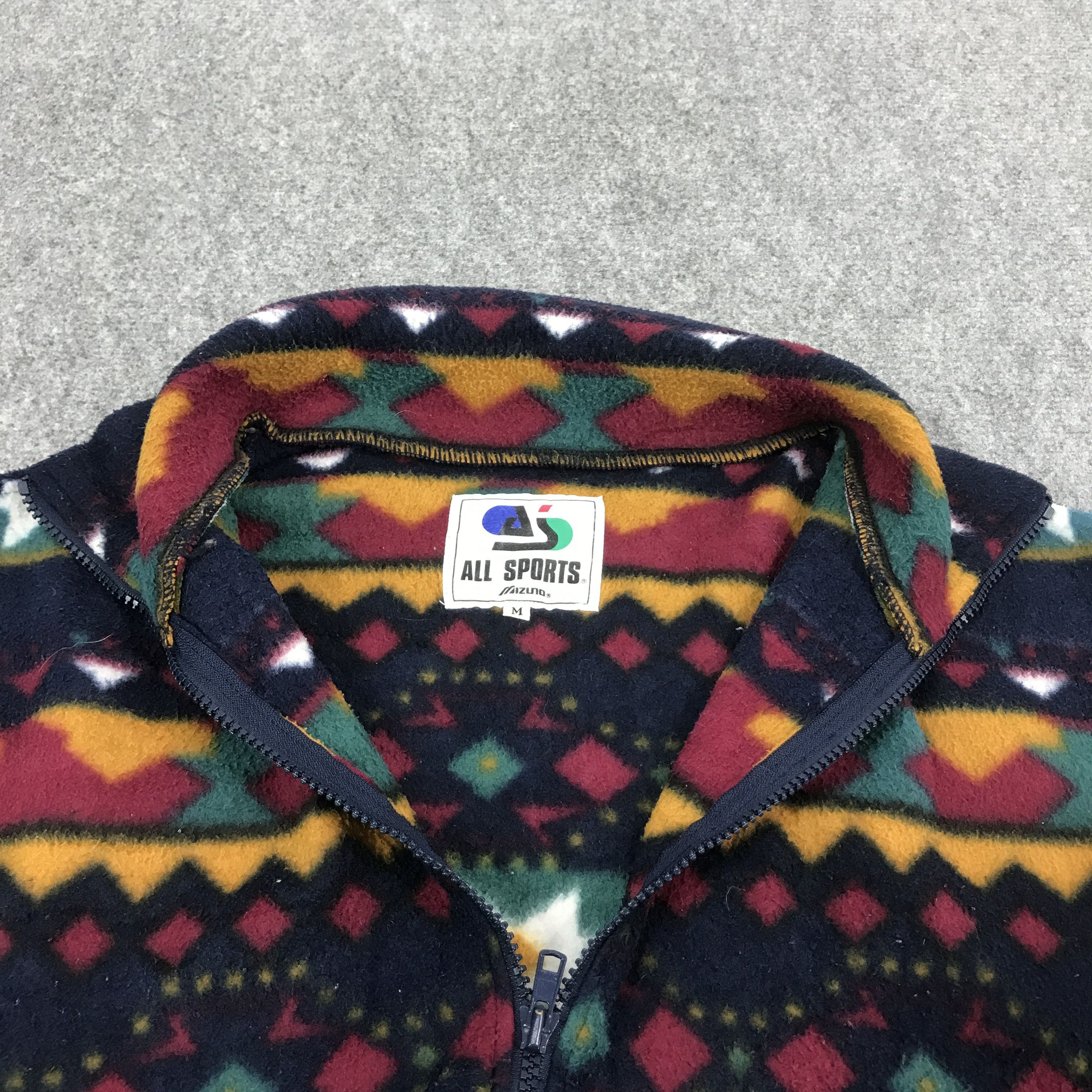 Gear for Sports × Japanese Brand Mizuno x all sports Navajo zipper jacket Size US M / EU 48-50 / 2 - 5 Thumbnail