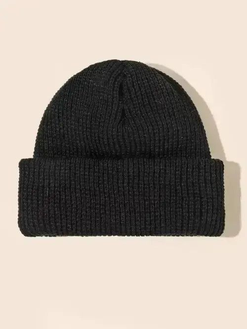 Japanese Brand Solid Knitted Hat Size ONE SIZE - 1 Thumbnail
