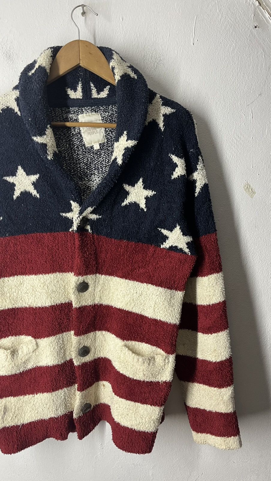 Japanese Brand POWER TO THE PEOPLE U.S.A FLAG JACKET Size US M / EU 48-50 / 2 - 2 Thumbnail