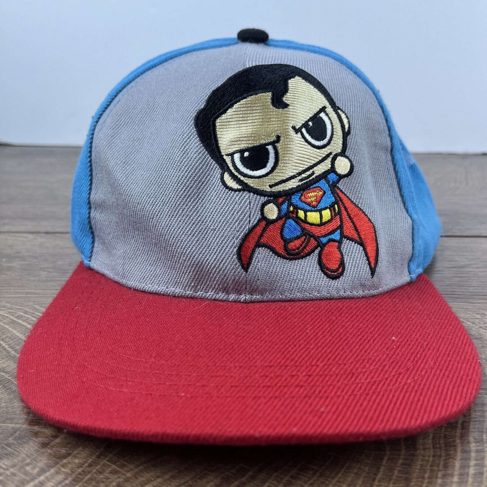 Other Baby Superman Hat Gray Cap Superman Adjustable Hat Gray Adul Size ONE SIZE - 3 Thumbnail