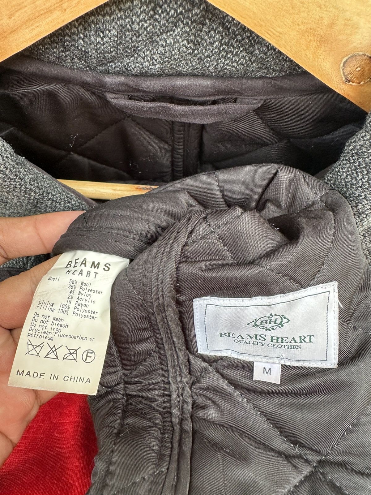 Beams Plus 👹Beams Heart Wool Chore Jacket Size US M / EU 48-50 / 2 - 9 Thumbnail