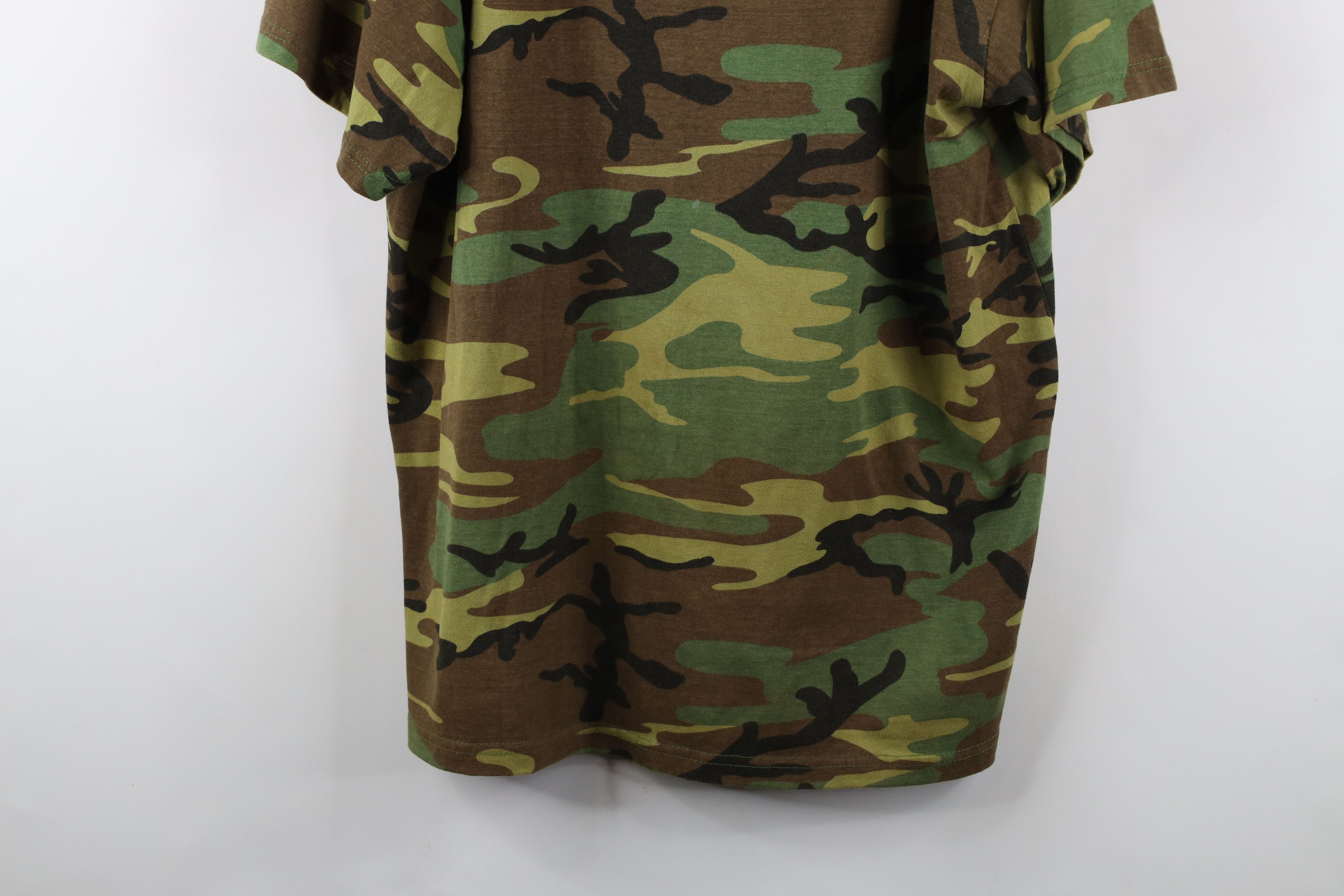 Rothco × Vintage Vintage Rothco Military Heavyweight Short Sleeve T-Shirt Size US XL / EU 56 / 4 - 3 Thumbnail