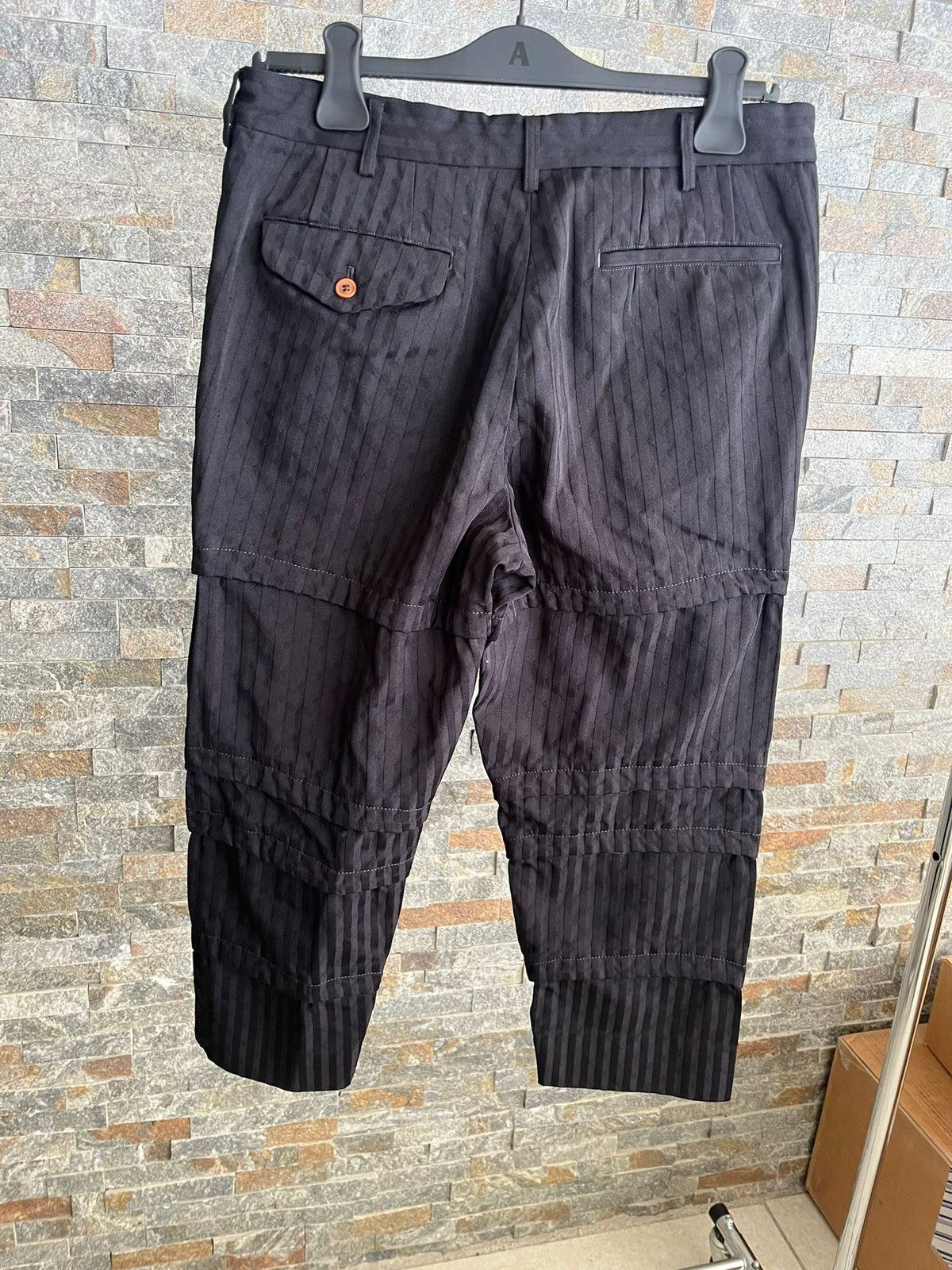 Comme des Garcons CDG Homme Plus Pants in Black Size US 32 / EU 48 - 21 Thumbnail