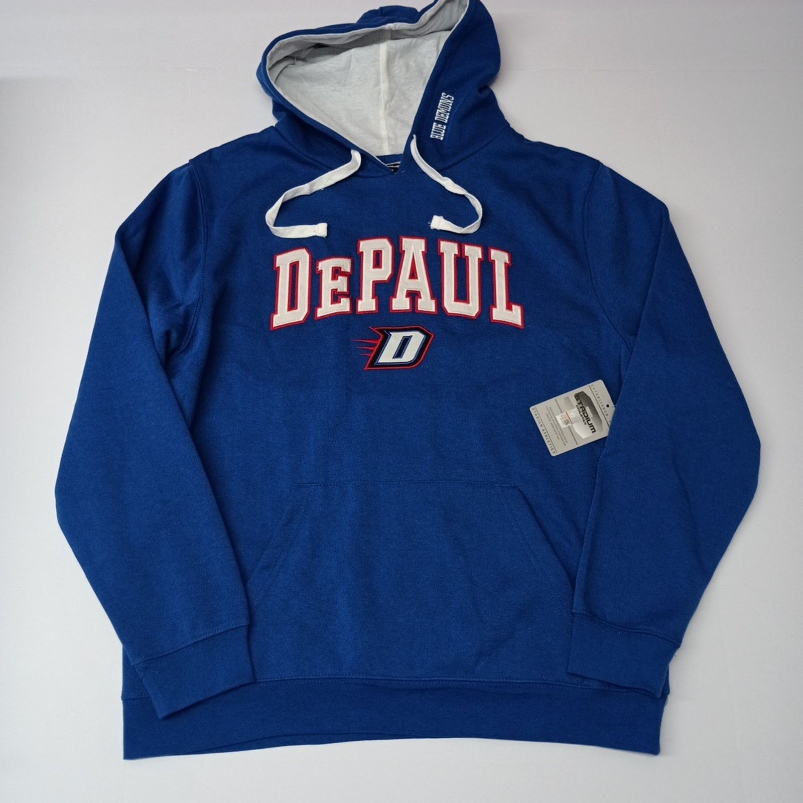 Other DePaul Blue Demons Pullover Hoodie Men’s Size XL Blue NCAA Size US XL / EU 56 / 4 - 1 Thumbnail