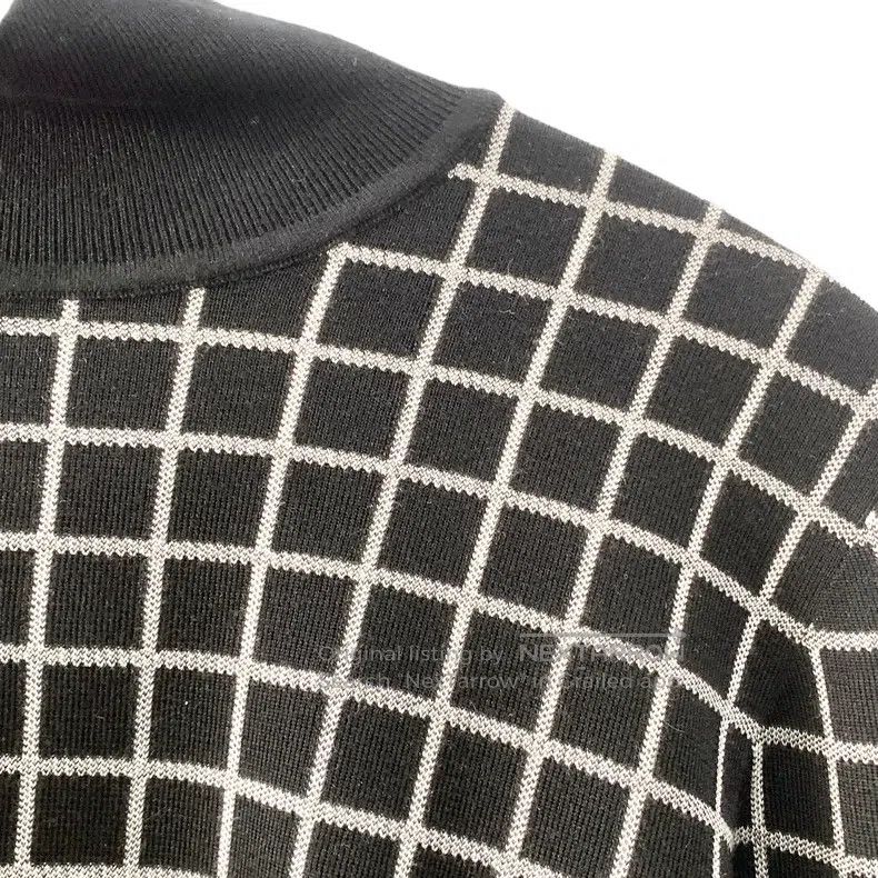 Hermes Hermes Knitted Sweater, Black, Women's Size XS / US 0-2 / IT 36-38 - 5 Thumbnail