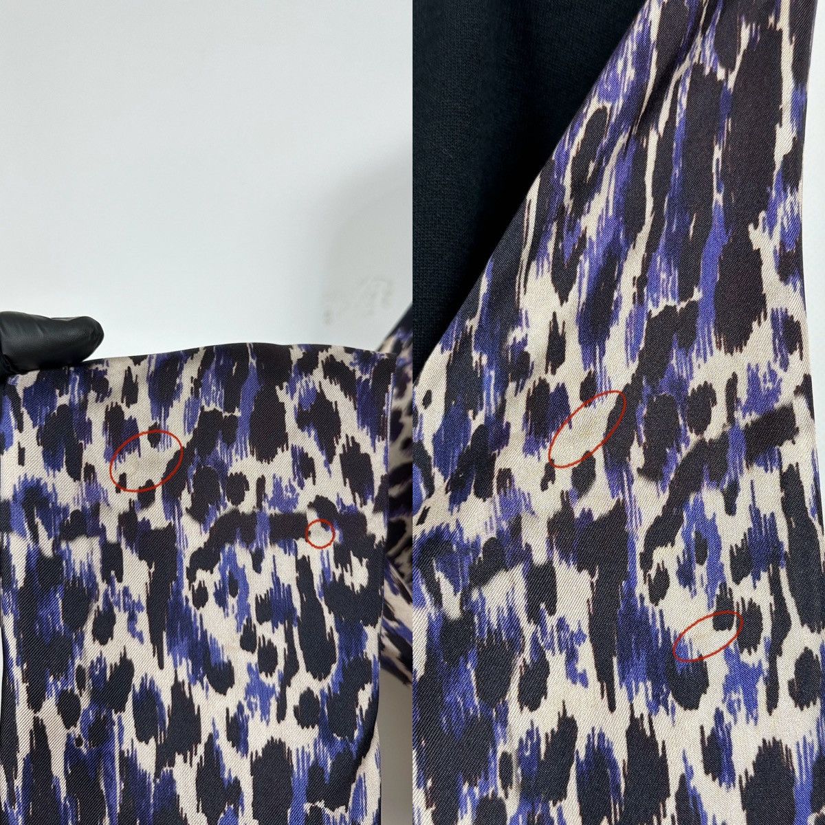 Dries Van Noten Dries Van Noten Black Wool / Leopard Silk Sleeve Sweater Size M / US 6-8 / IT 42-44 - 23 Thumbnail