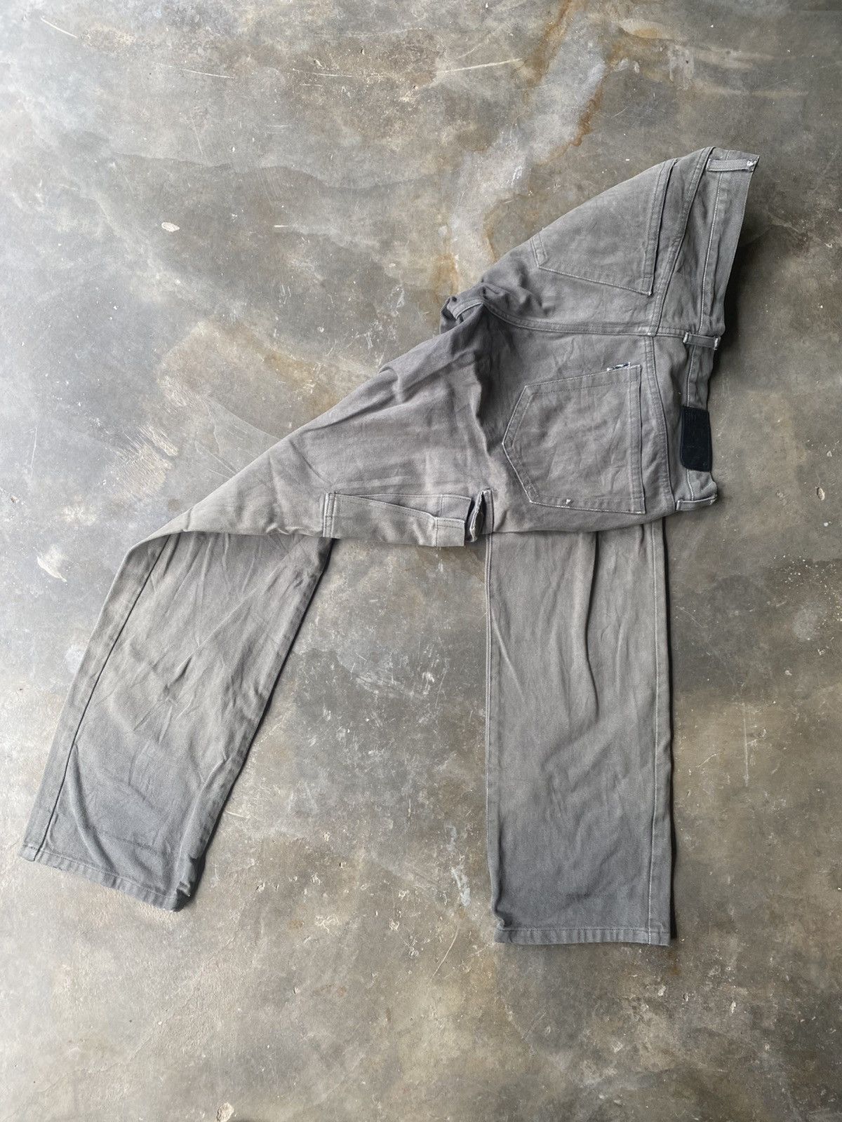 If Six Was Nine × Japanese Brand Mackdaddy Cargo Scovil Button Distressed Denim Size US 34 / EU 50 - 3 Thumbnail