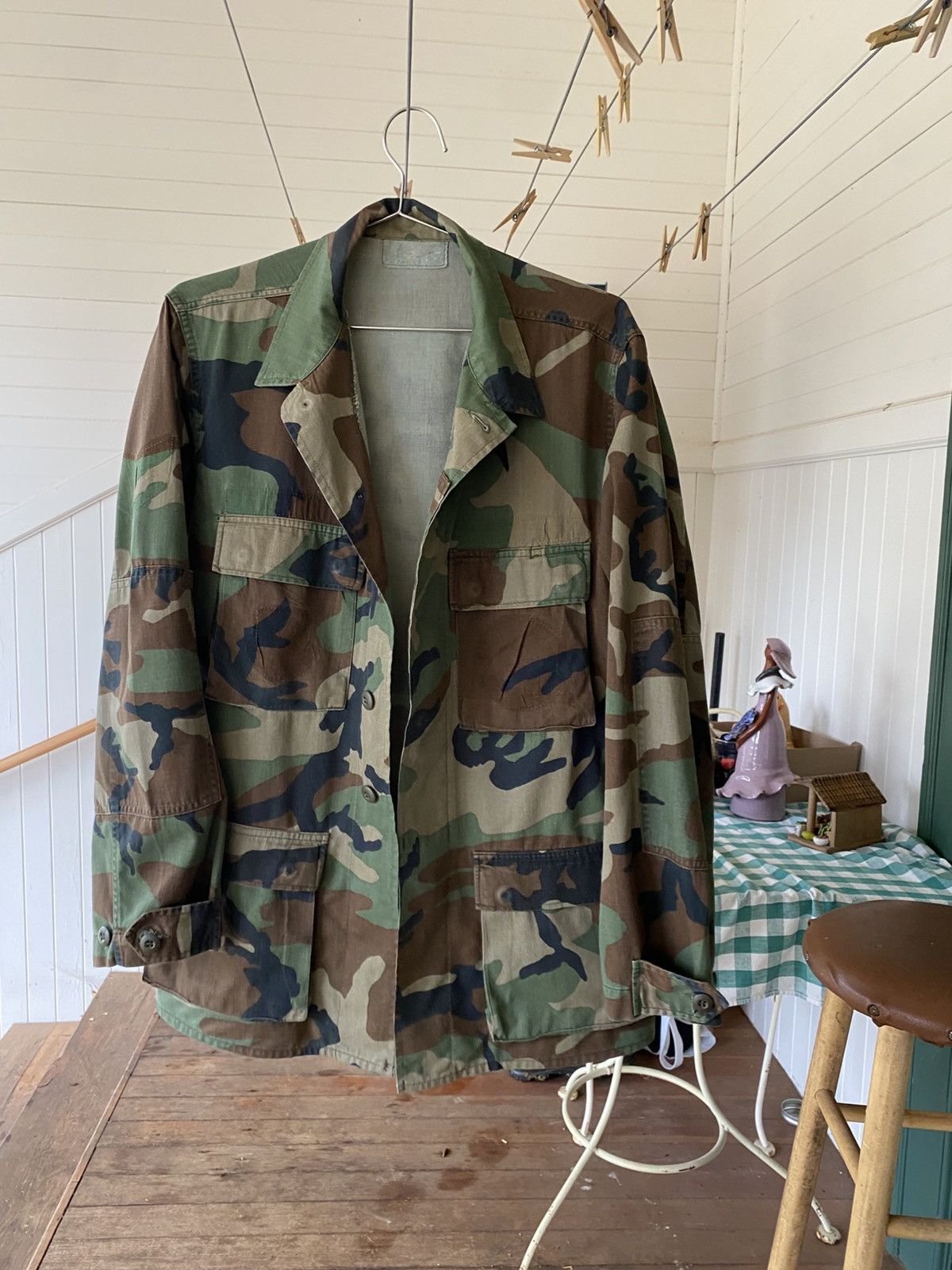 Vintage Camouflage BDU Field Shirt Size US S / EU 44-46 / 1 - 1 Thumbnail