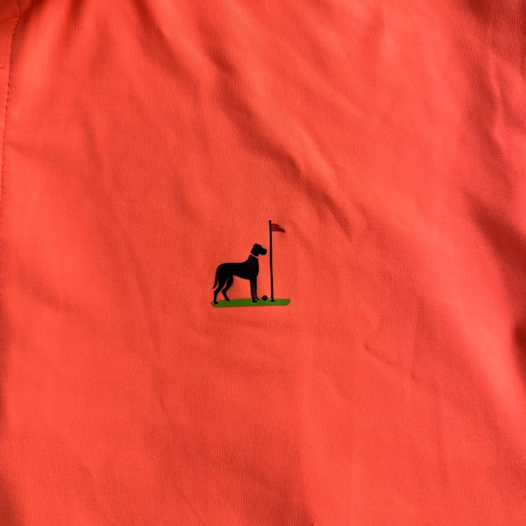 Vintage Proud 90 Mens Polo Shirt Short Sleeve Golf Neon Orange Stretch Solid S Adult Mens Size US S / EU 44-46 / 1 - 3 Thumbnail
