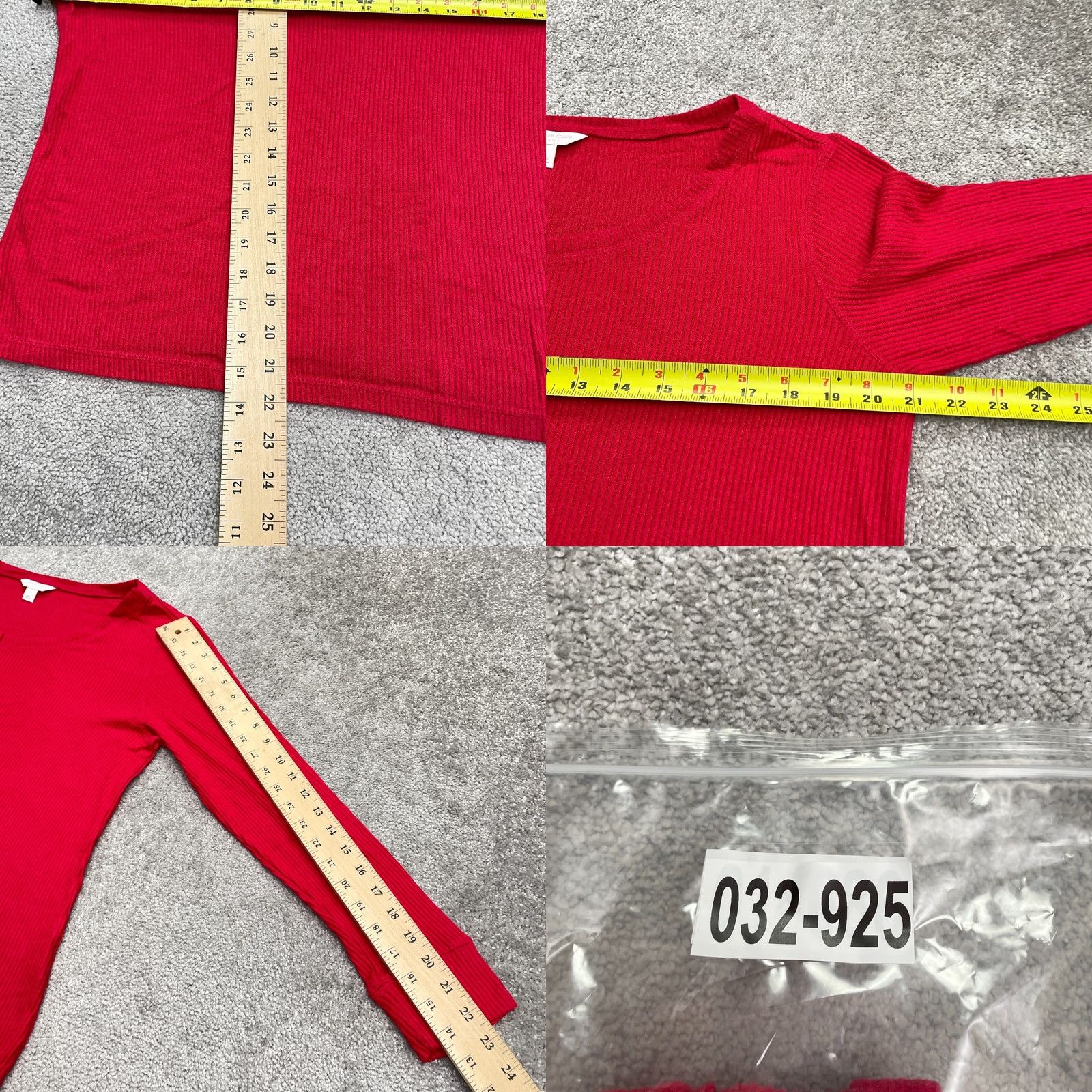 Charter Club Charter Club Shirt Womens L Red Knit Long Sleeve Henley Button Front Blouse Classic Size L / US 10 / IT 46 - 8 Thumbnail